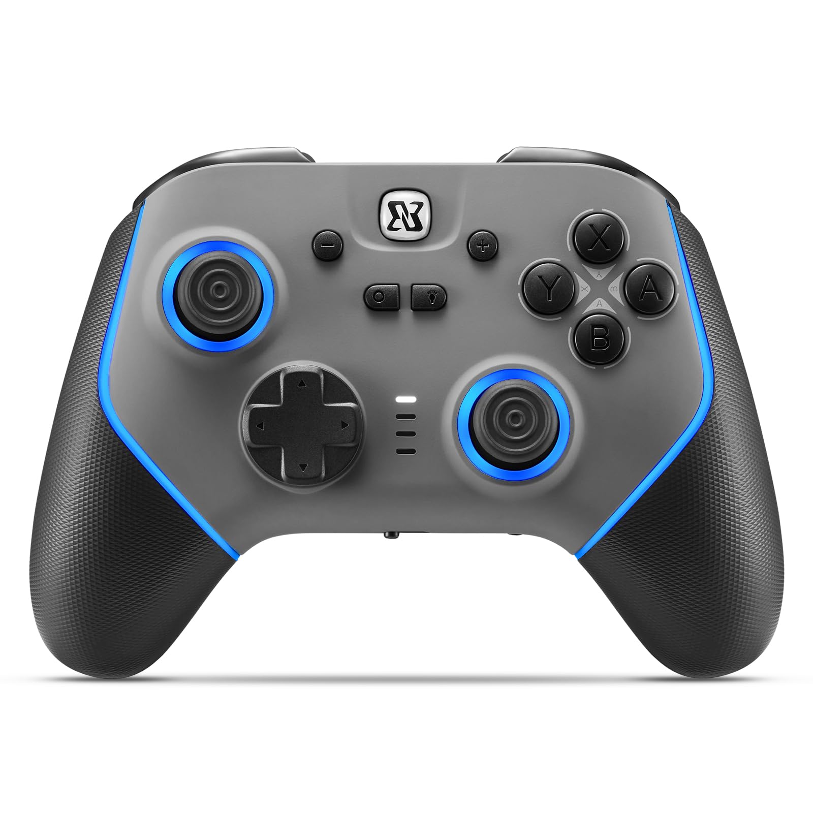 BINBOKPLAY Switch Pro Controller - Wireless Game Controller for Nintendo Switch, PC & Steam Deck with 7-Color LED, Hall Effect Joystick & Microswitch Buttons | Adjustable Digital/Analog Triggers for Enhanced Gaming Performance | Perfect for Competitive Play, Home Entertainment & Multiplayer Gaming