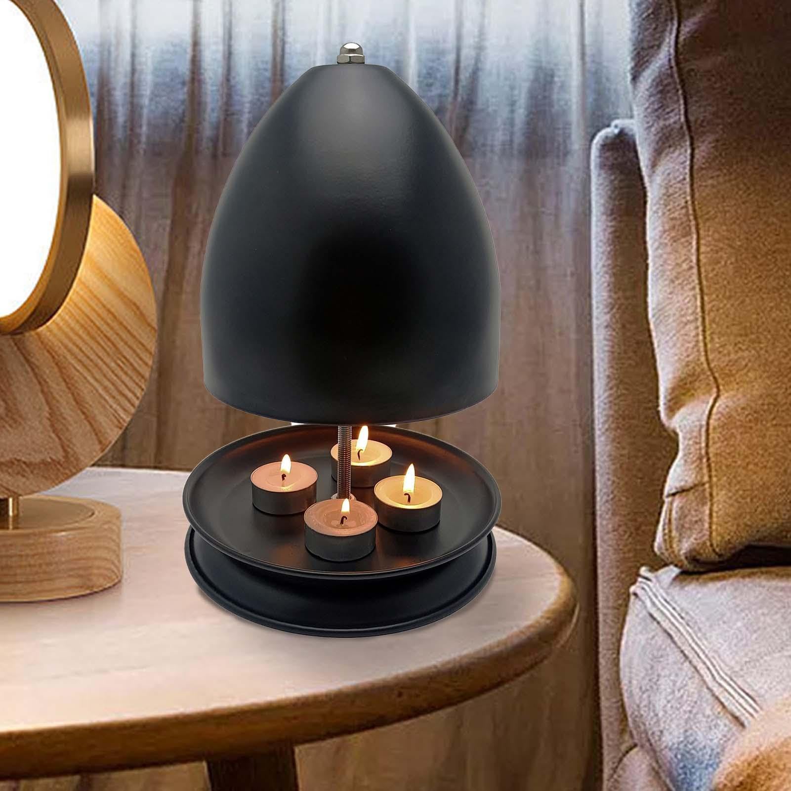 Double Walled Ceramic Radiator - Tea Light Candle Heater | Clay Pot Heater for Indoor Use | Hand Warmer with Double & Single Base | Perfect for Home, Office, and Outdoor Activities
