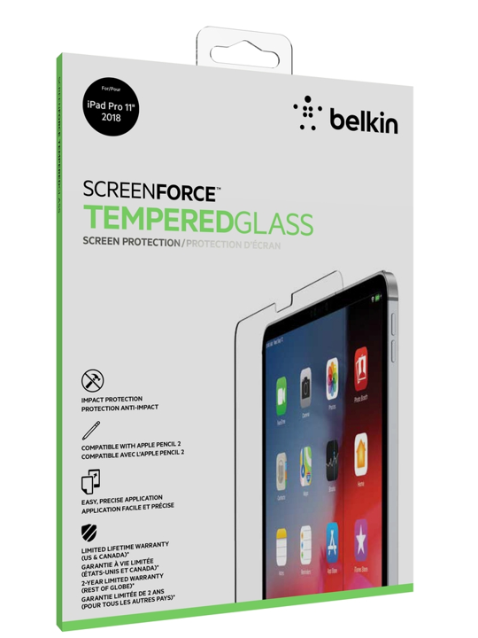 Belkin Screen Protector for iPad Pro 11 & iPad Air 4th Gen - Anti-Glare, Scratch-Resistant, HD Clear - Perfect for Work, Study & Entertainment