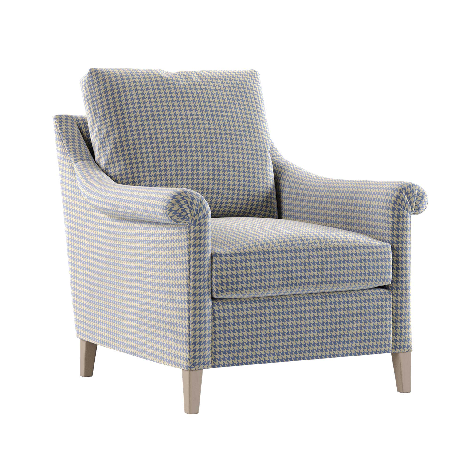Houndstooth Blue