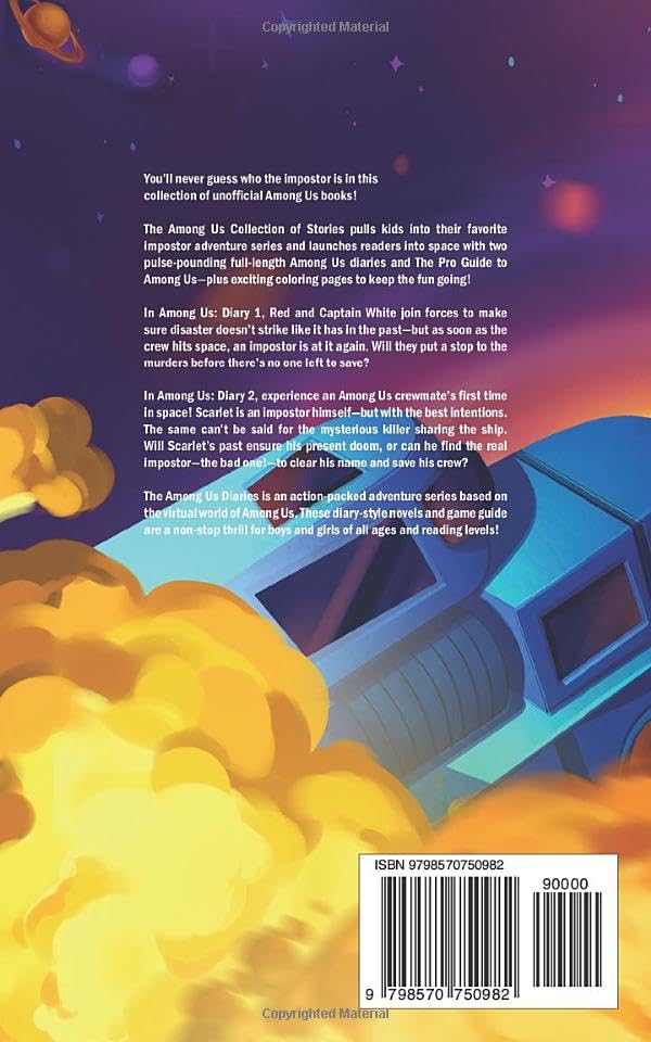 Among Us Book - Red Diary: Unofficial Crewmate Journal for Fans | Perfect for Game Nights, Cosplay & Collectibles
