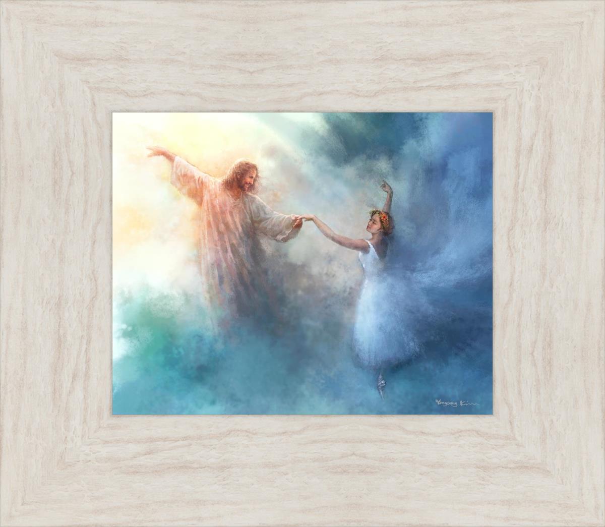 A Pas De Deux By Yongsung Kim - Elegant Ballet Art Print for Home Decor | Perfect for Dance Studios, Living Rooms & Gift Ideas