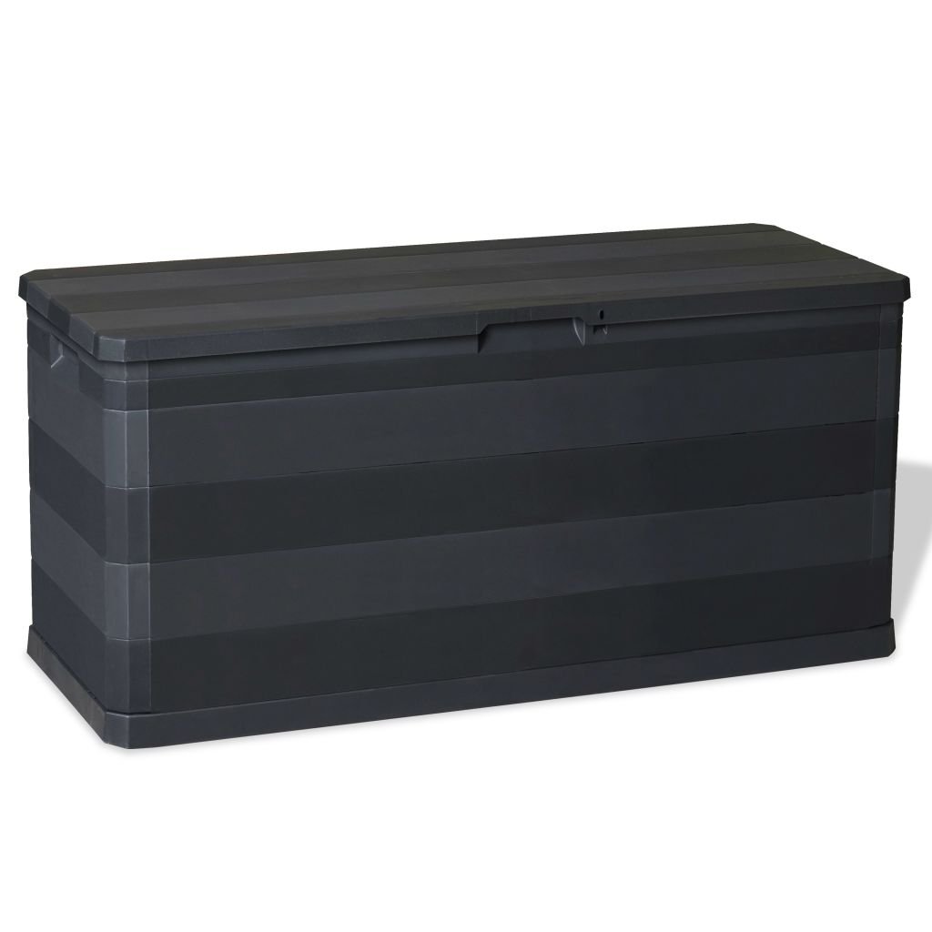 INLIFE 74 Gallon Outdoor Storage Box - Waterproof Garden Deck Patio Storage Chest for Cushions, Pillows, Blankets & Tools - Durable Plastic Container (46.1