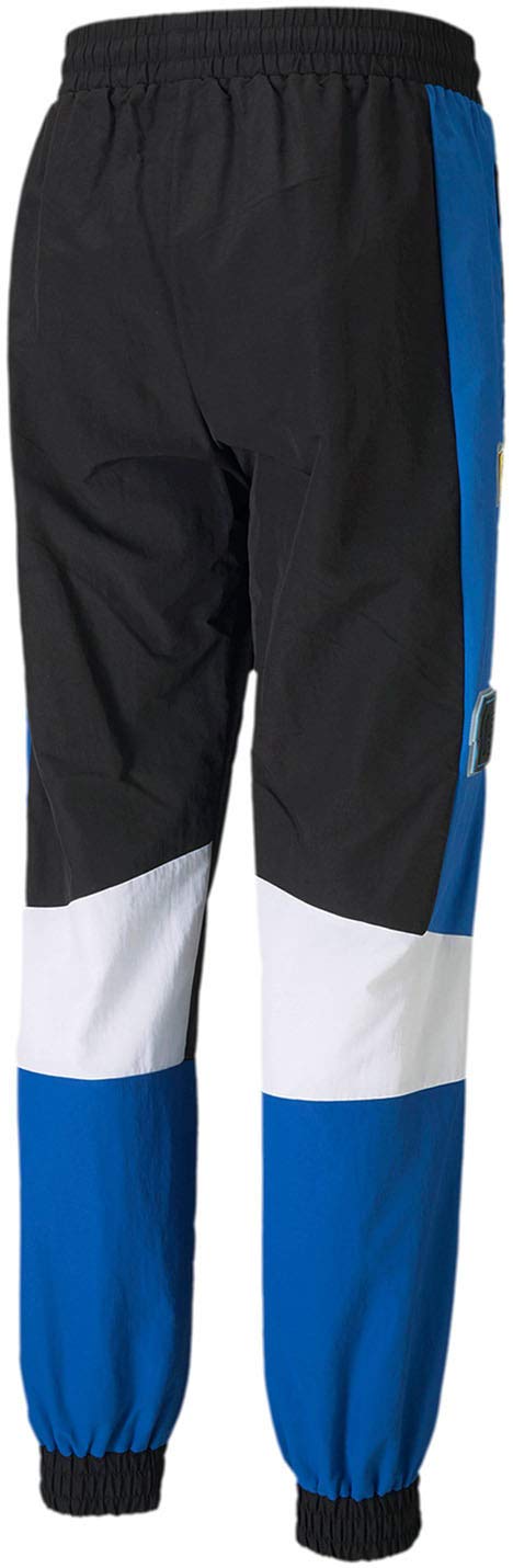 Puma Men's Ferrari Race Street Woven Pants - Medium, Black | Lightweight & Breathable Athletic Joggers for Running, Training & Casual Wear