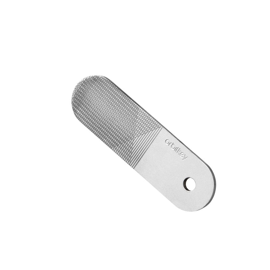 Orbitkey Keychain Nail File & Mirror Accessory - Compact Grooming Tool for Travel, Office, and Everyday Carry (EDC)