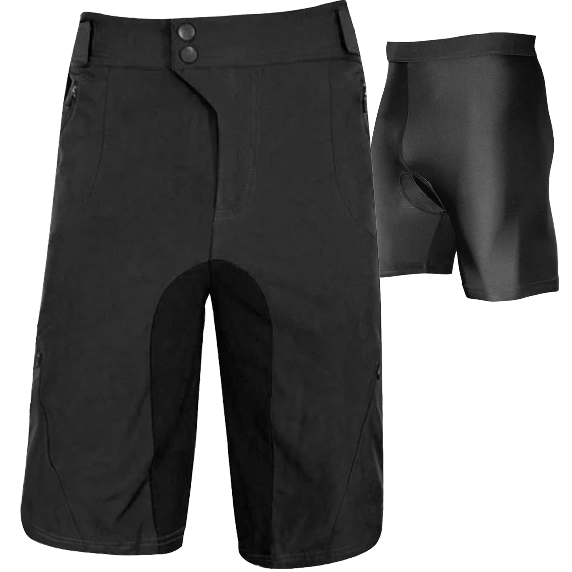 Men's Urban Cycling Padded Shorts - Comfortable & Breathable for Commuting & Road Biking