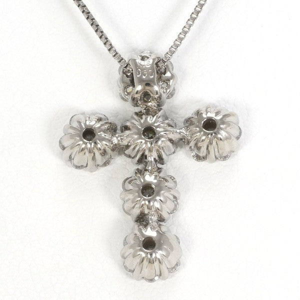 18K White Gold Diamond Necklace for Women - Elegant & Timeless Jewelry Gift for Anniversary, Wedding, or Special Occasions