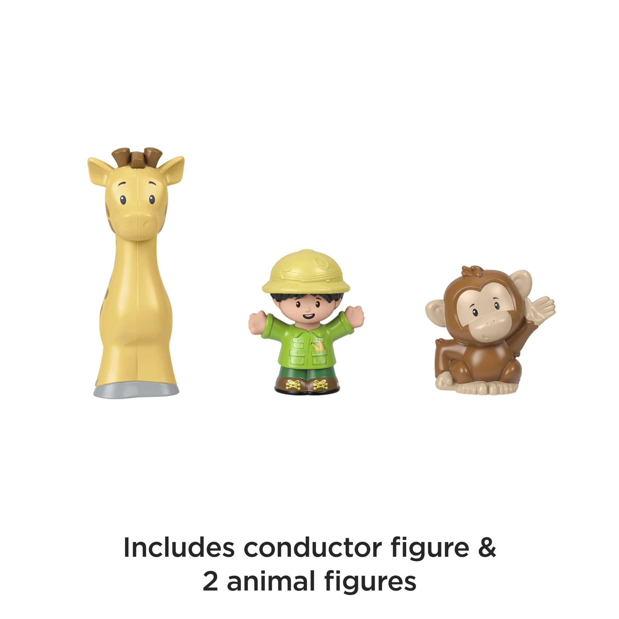 Fisher-Price Little People Musical Zoo Train - Interactive Toddler Toy with Lights & Sounds, Animal Figures & Rolling Wheels - Perfect for Early Learning & Pretend Play (Ages 1-3 Years) | Great Gift for Birthdays & Holidays