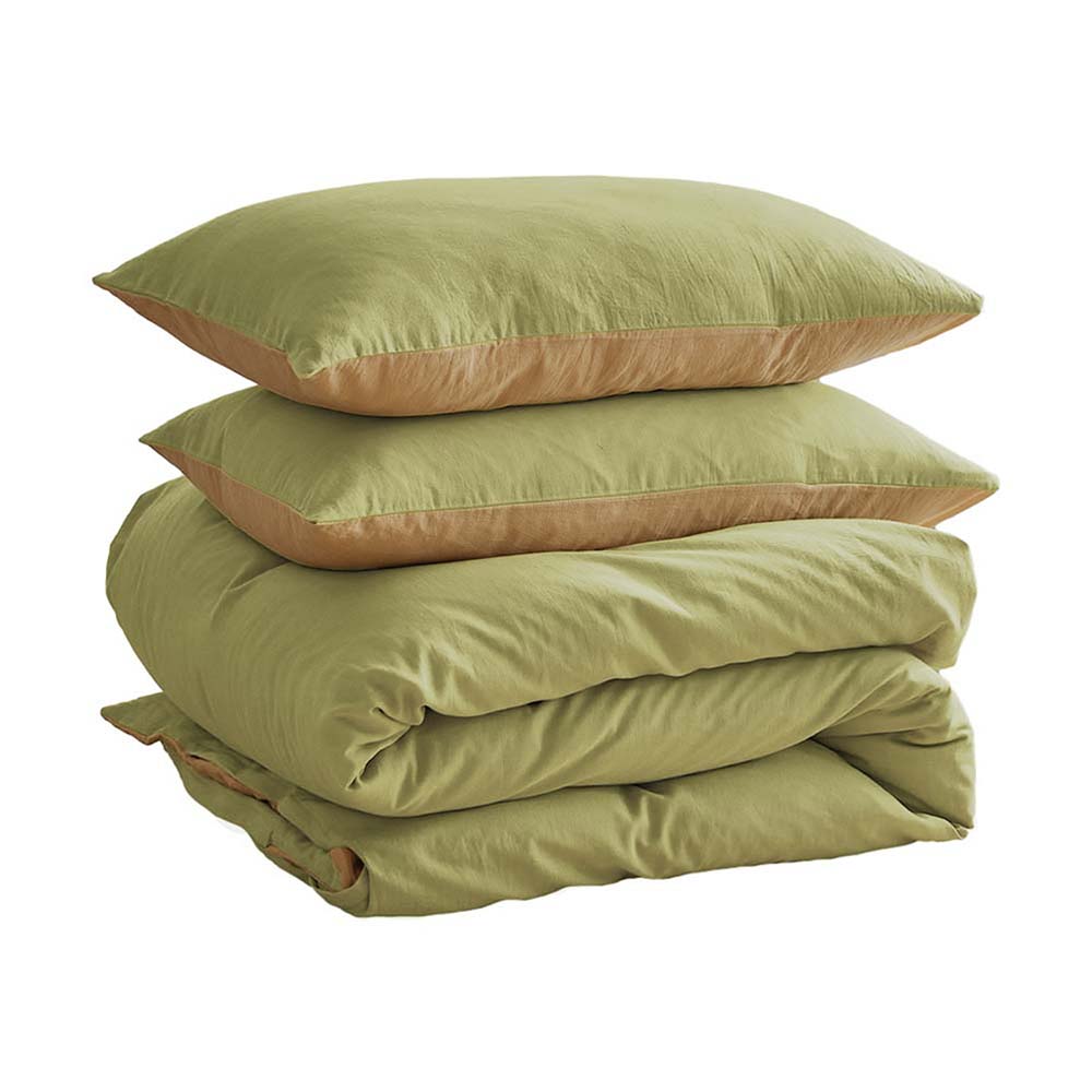 Premium Yellow Duvet Cover Set - King Size Bedding with Pillowcases, Soft & Breathable Cotton - Perfect for Master Bedroom, Guest Room, or Cozy Home Decor