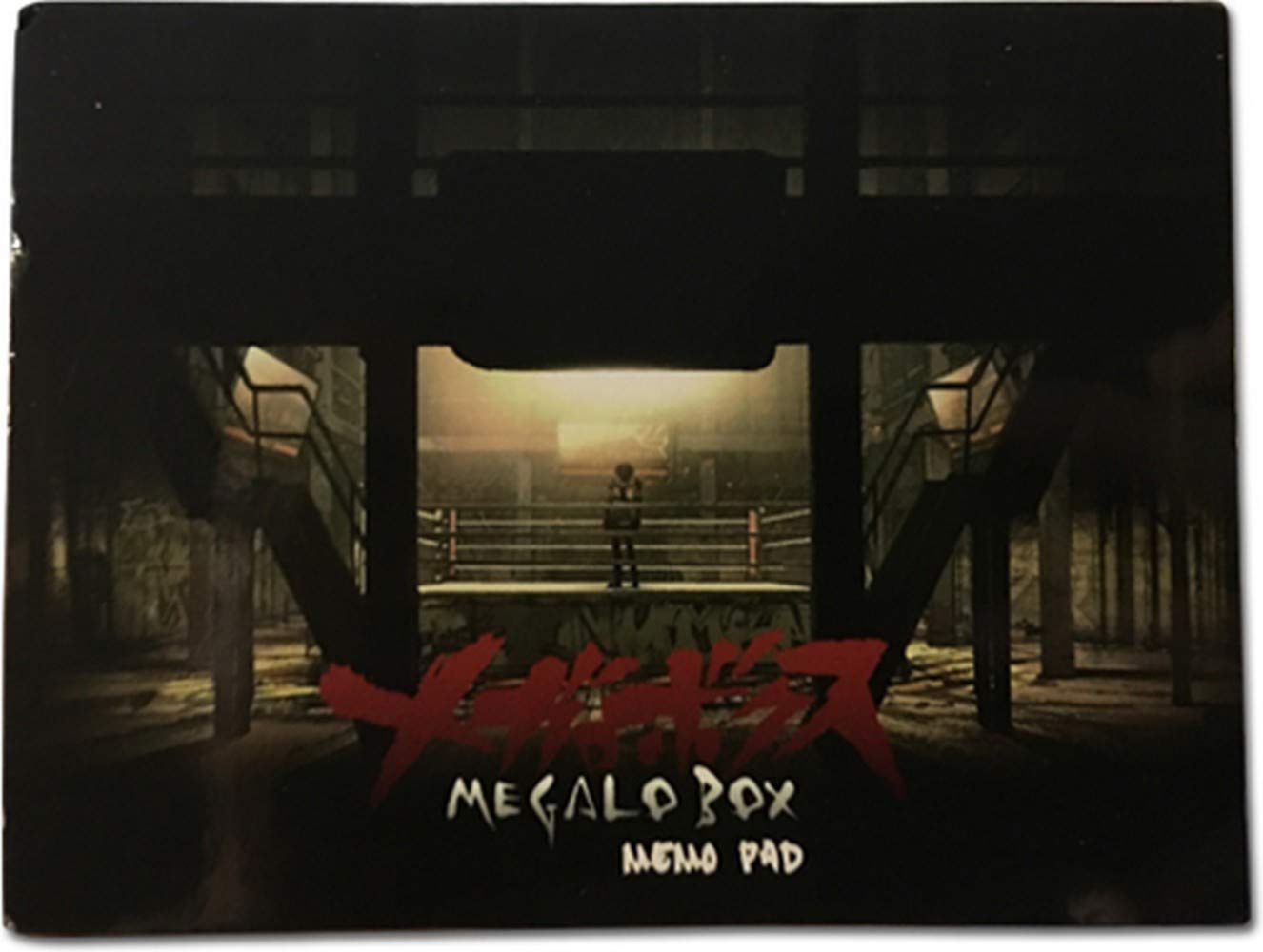 Megalobox Ring Stage Memo Pad - Boxing Training Notebook for Fighters & Coaches - Perfect for Gym Sessions, Fight Prep & Strategy Planning