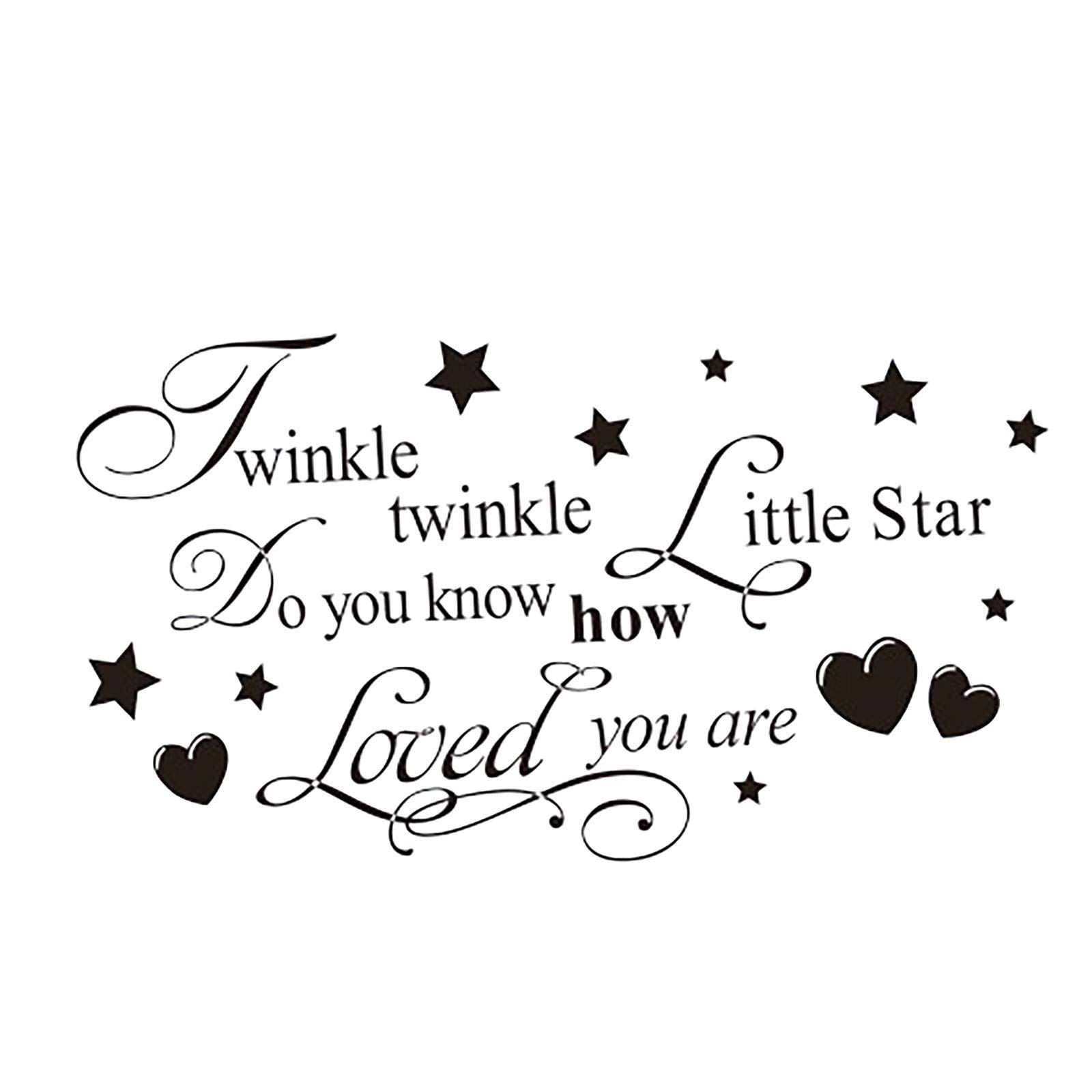 Naladoo Butterfly Wall Decals - Self-Adhesive Vinyl Stickers for Bedroom, Nursery, Living Room Decor - Black Letter & Floral Home Decoration (One Size) - Perfect for Kids Room, Dorm, Apartment & DIY Wall Art Projects