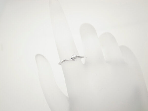 4℃ Diamond Ring K18WG Size 8 in 18K White Gold - Perfect for Engagement, Wedding & Anniversary Gifts