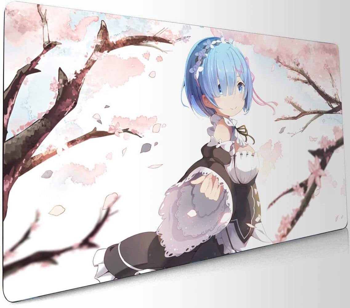 Re:Zero Anime Mouse Pad - Large Gaming Desk Mat (80x30cm) for Keyboard & Computer | Non-Slip Mousepad for Office, Home & Gaming Setup