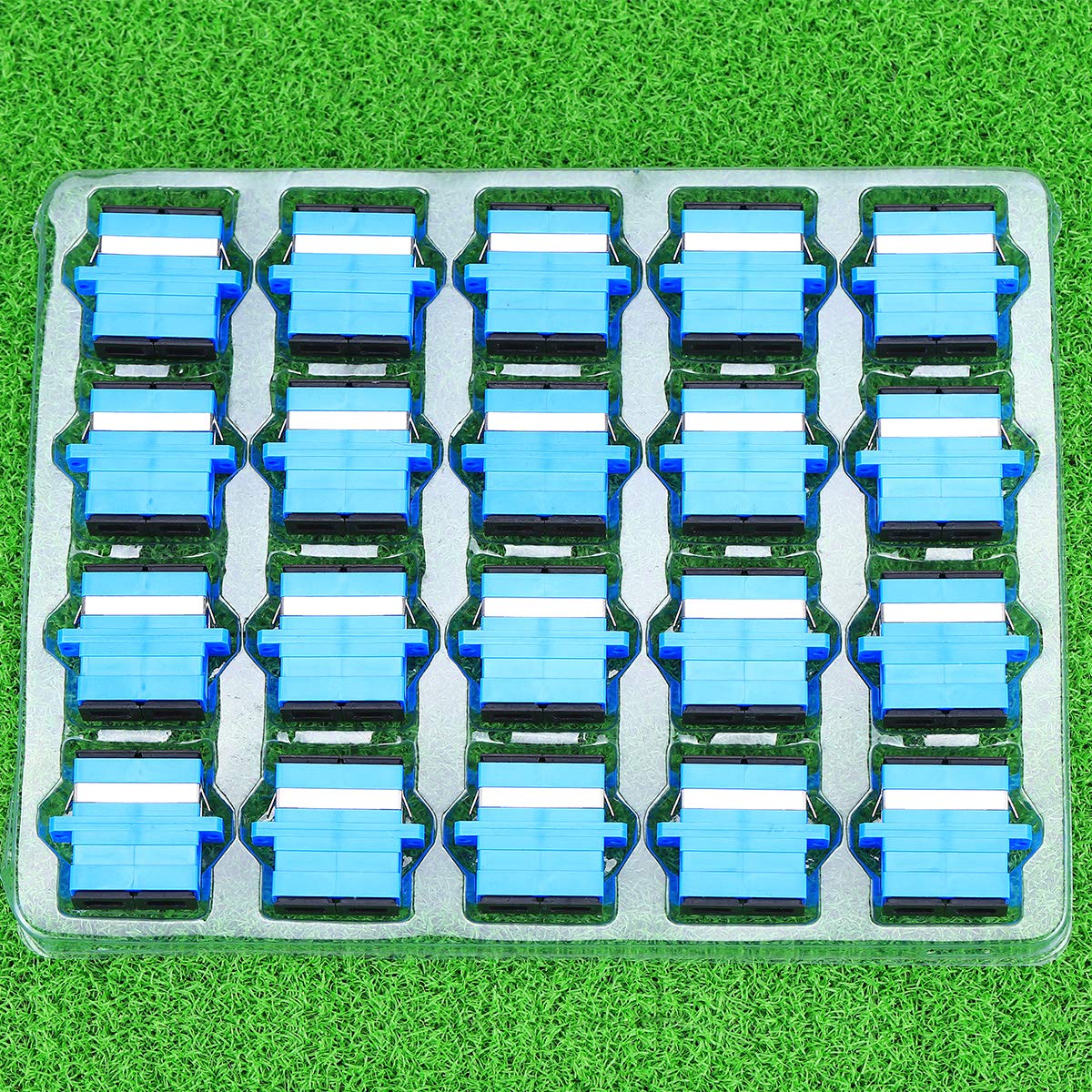 SC to SC Singlemode Duplex Fiber Optic Coupler Adapter - 500 Pack for High-Speed Network & Telecom Applications