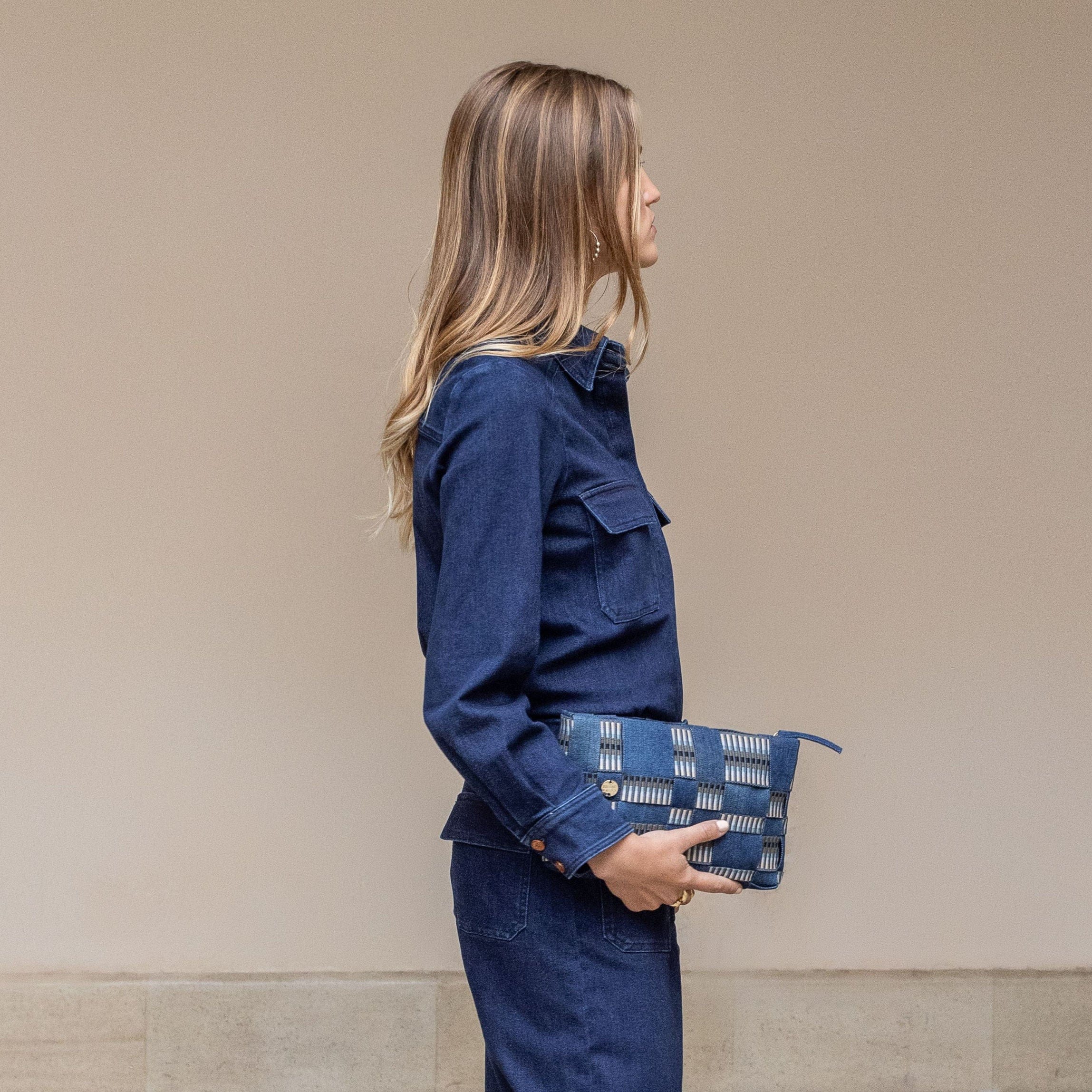 Uma Denim Crossbody Bag for Women - Stylish Blue Shoulder Purse - Perfect for Everyday Use, Travel & Shopping