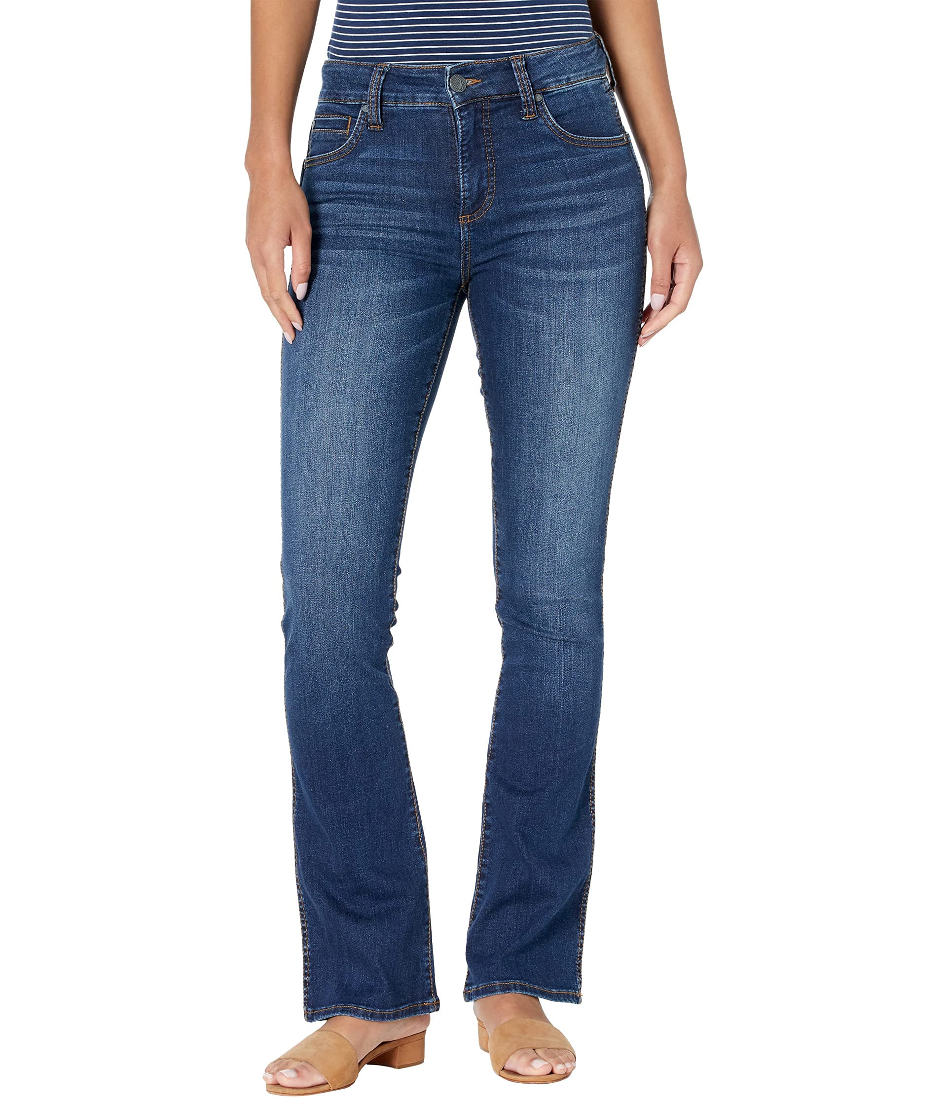 KUT from the Kloth Natalie High Rise Bootcut Jeans for Women - Stretchy Denim Pants with Flattering Fit | Perfect for Casual Wear, Office & Night Out