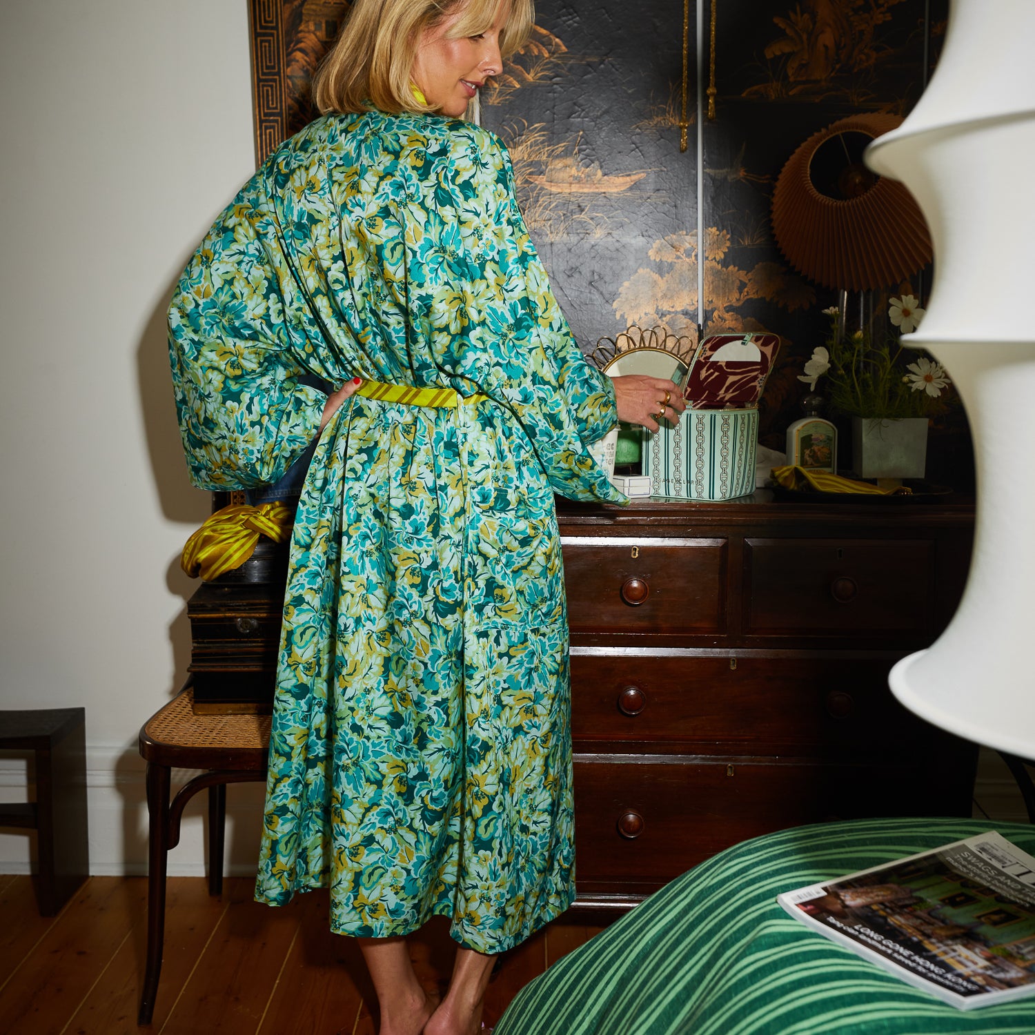 Elegant Demi Robe for Women - Soft & Comfortable Loungewear for Home, Spa, and Bridal Occasions