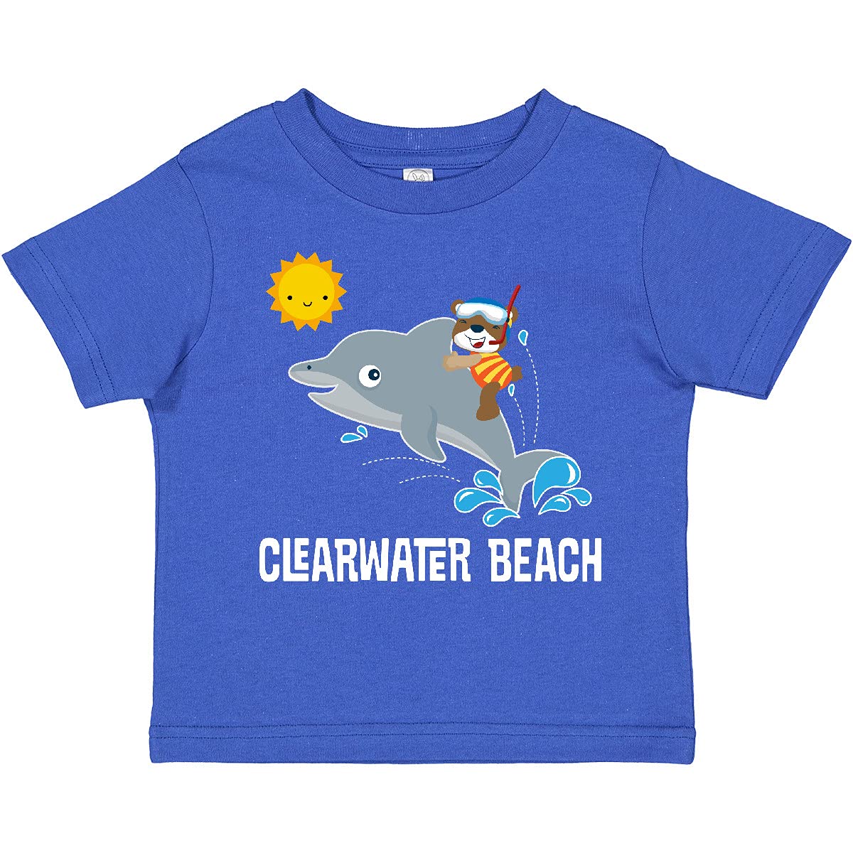 Clearwater Beach Florida Vacation Toddler T-Shirt - Cute Kids Travel Shirt for Boys & Girls - Perfect for Beach Trips, Family Vacations & Summer Outfits