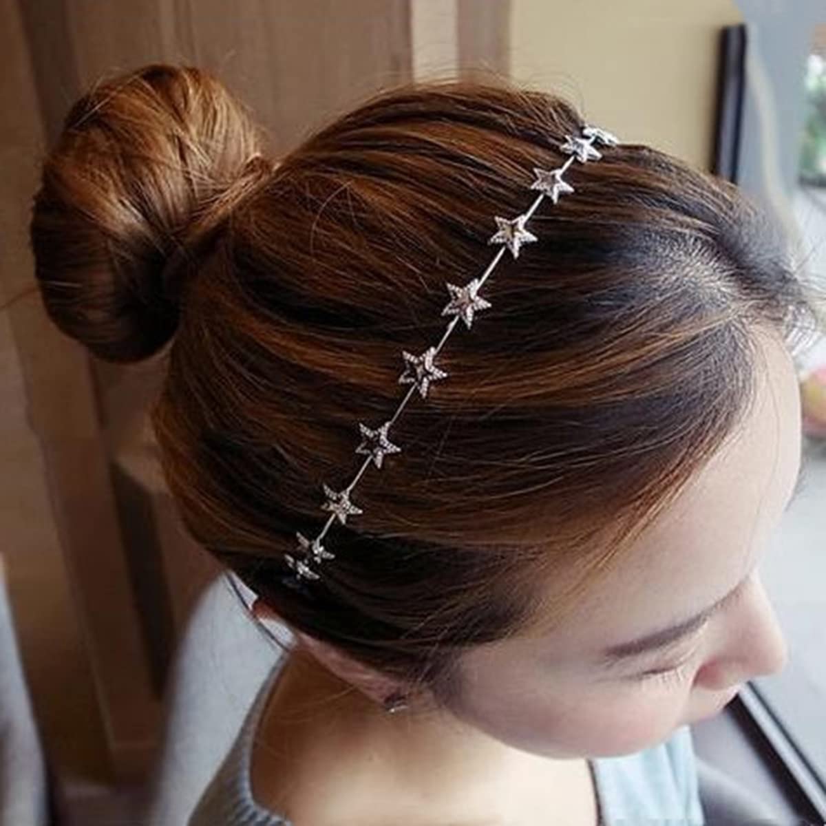 2 PCS Five-Pointed Star Headbands - Party, Birthday, Bridal Hair Hoops for Women & Girls (Random Colors) | Perfect for Cosplay, Festivals, Themed Parties & Photo Shoots