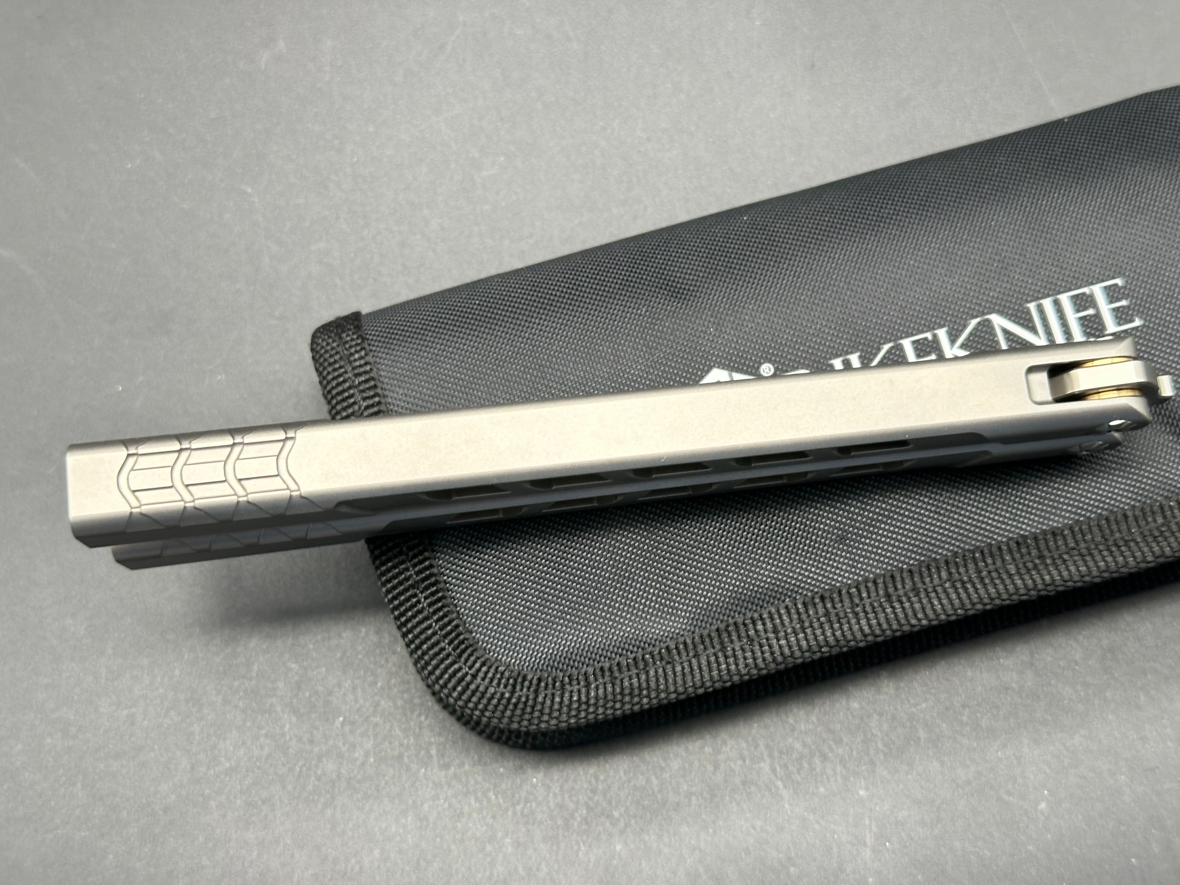 Rike Alien TB05 Limited Edition Butterfly Balisong Knife - Only 20 Made - Perfect for Collectors, EDC & Flipping Tricks