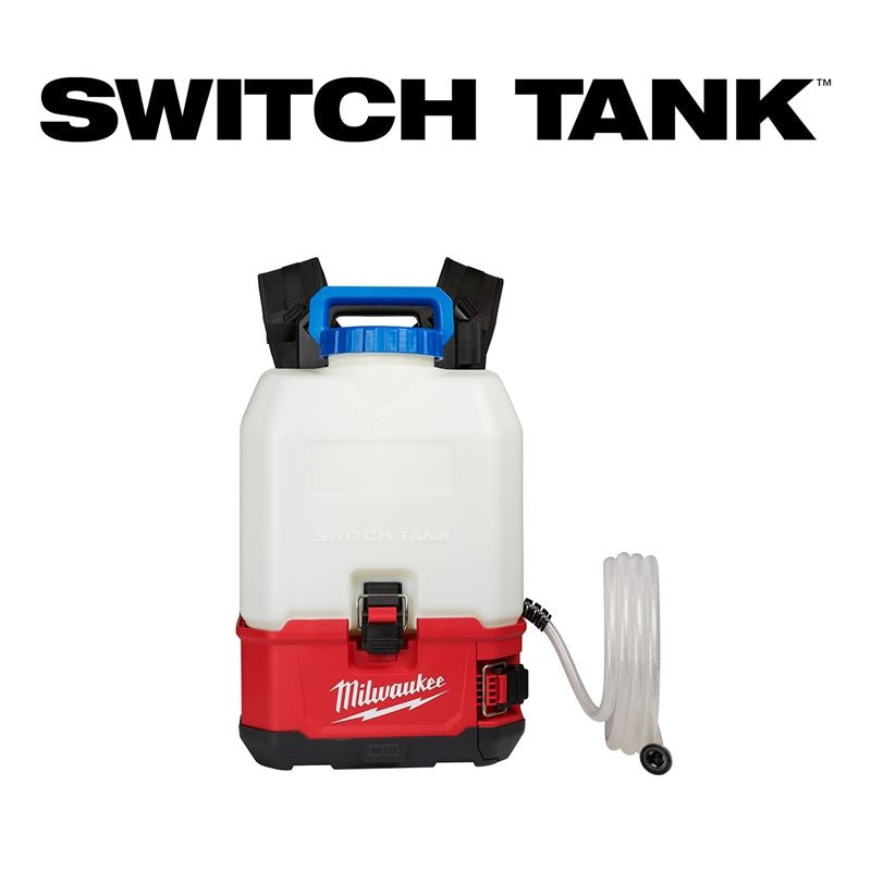 M18 18V Lithium-Ion Cordless Switch Tank 4 Gallon Backpack Water Supply Kit - Ideal for Outdoor Cleaning, Car Washing, and Garden Irrigation