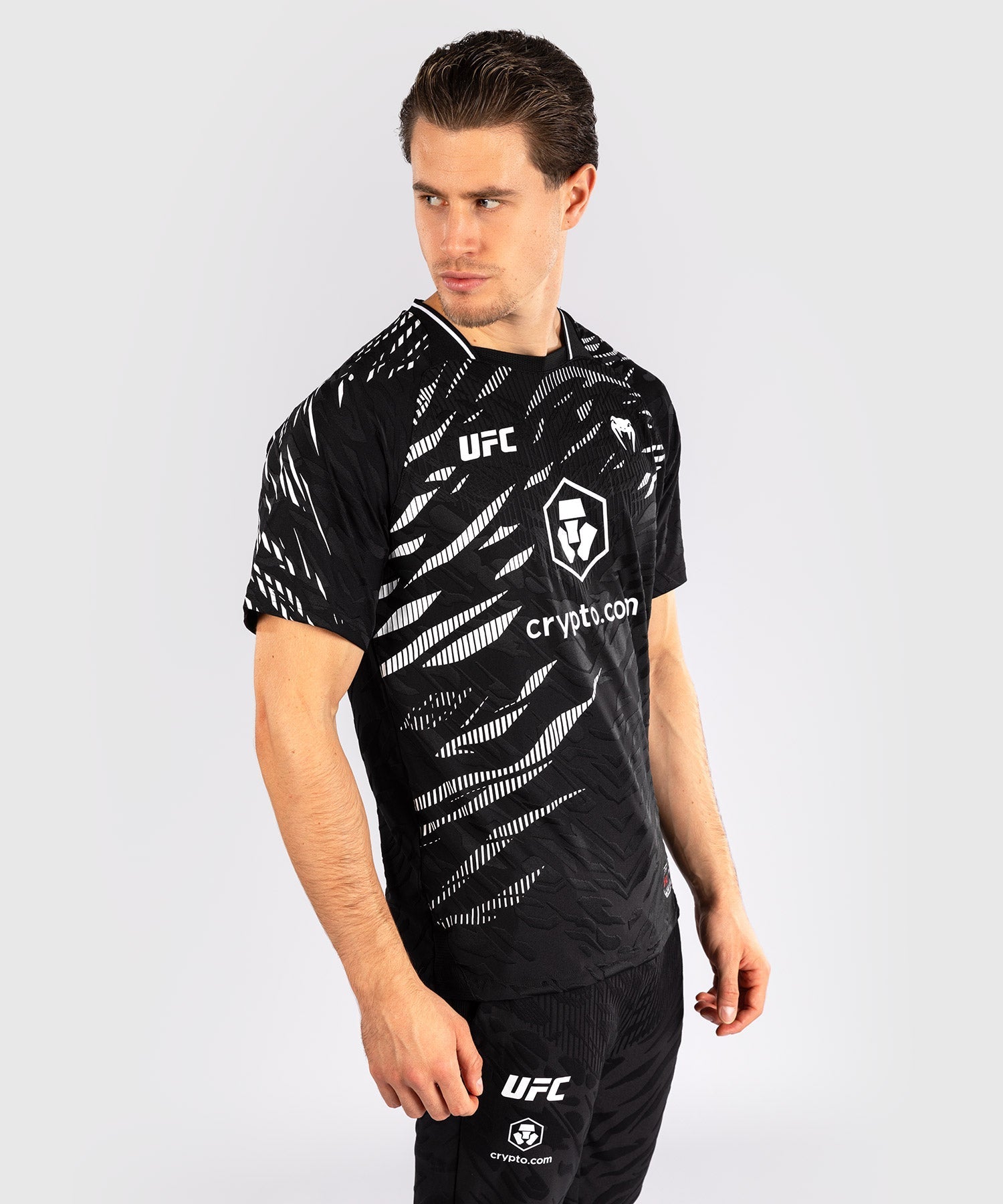 Venum UFC Fusion Authentic Personalized Men's Fight Night Walkout Jersey - Black | MMA Training, UFC Events & Sports Fan Apparel