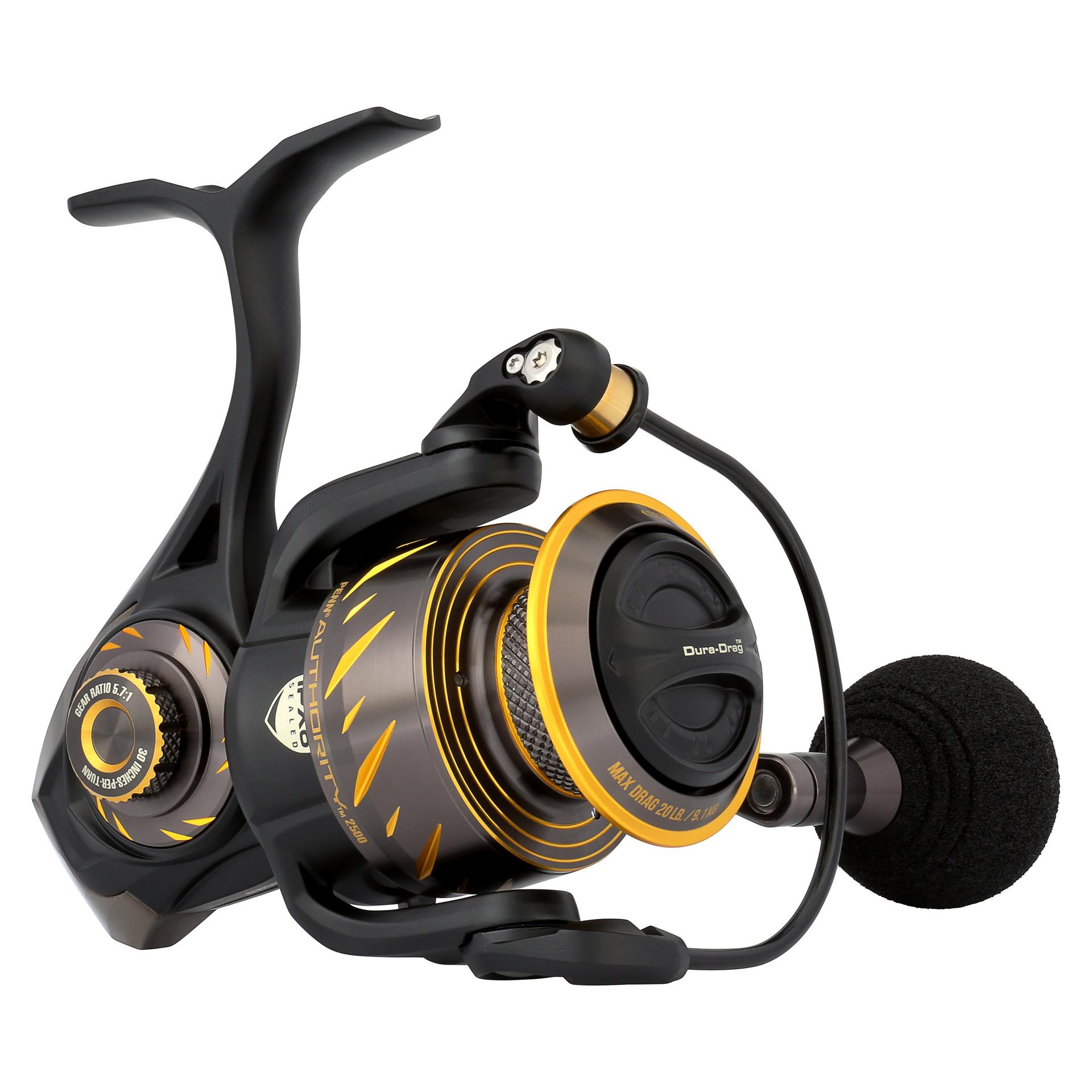 Authority® Spinning Reel - High Performance Saltwater Fishing Reel with Smooth Drag System | Perfect for Surf Fishing, Pier Fishing, and Offshore Angling