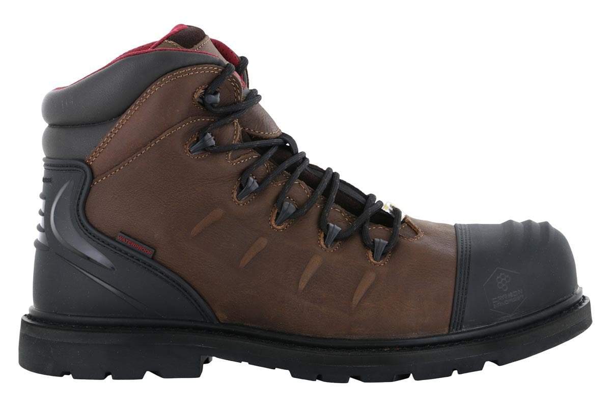 Avenger 7546 Composite Toe Work Boots for Men - Lightweight Safety Shoes with Steel Shank & Slip-Resistant Outsole - Perfect for Construction, Warehouse & Industrial Work
