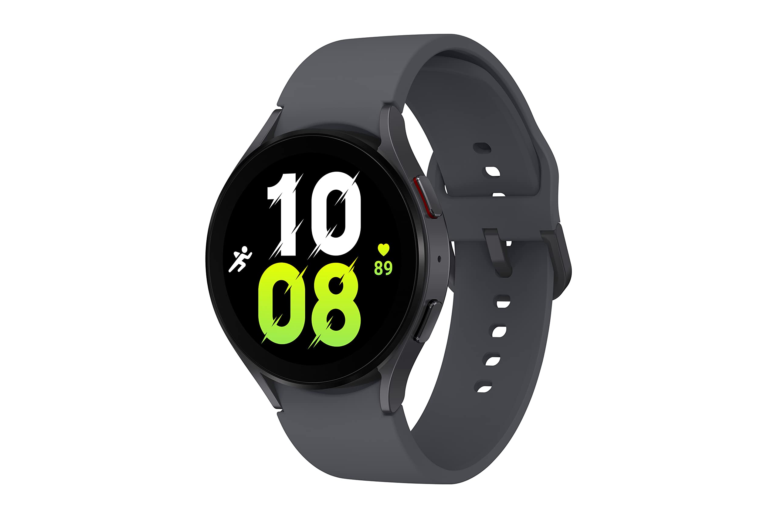 SAMSUNG Galaxy Watch 5 44mm Bluetooth Smartwatch - Body, Health & Fitness Tracker with Sleep Monitoring | Improved Battery Life & Sapphire Crystal Glass | Enhanced GPS | US Version (Renewed, Gray) - Perfect for Workouts, Running & Daily Activity Tracking