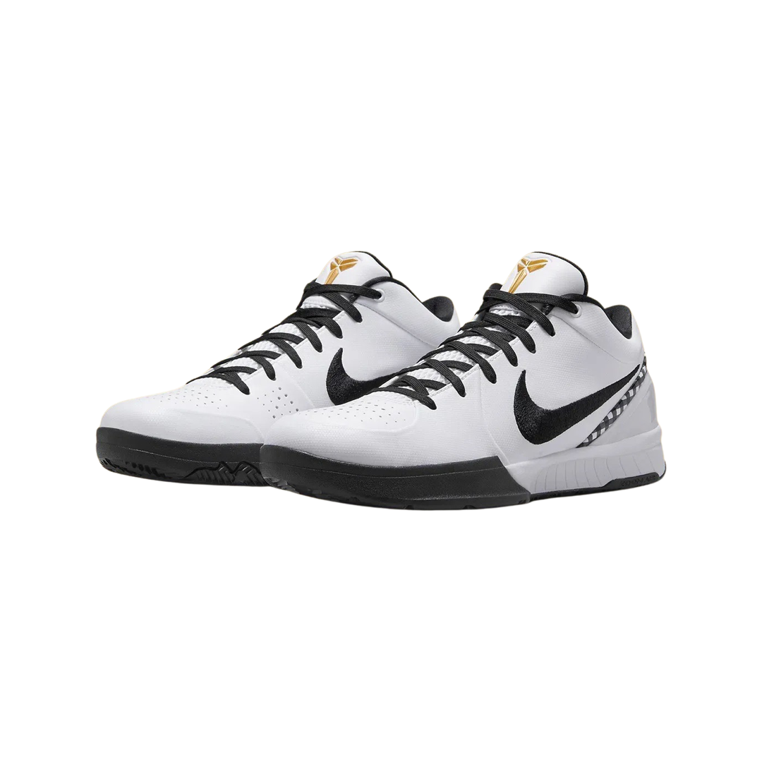 Nike Kobe 4 Protro Mambacita Basketball Shoes - White, Black, Metallic Gold & Bright Emerald - Perfect for Court Performance & Sneaker Collectors