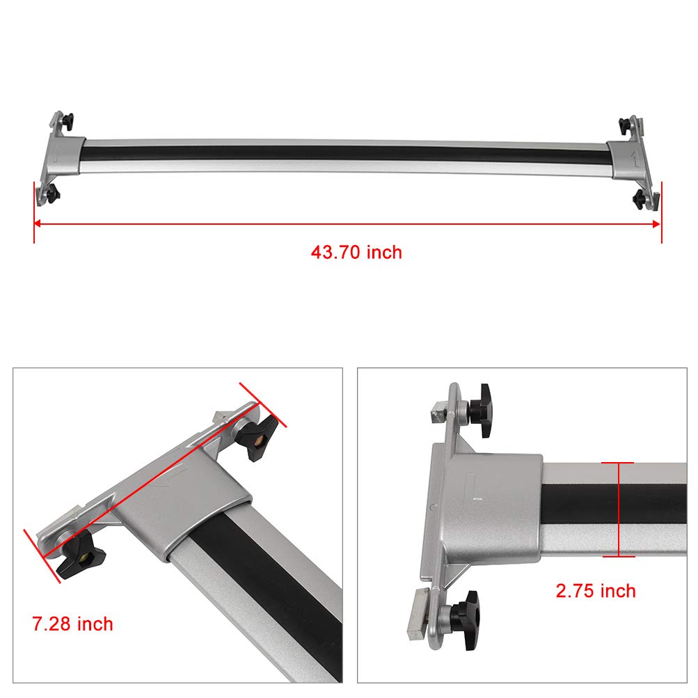 OCPTY Universal Roof Rack Cross Bars - Heavy Duty Cargo Carrier for Toyota Highlander 2008-2013 | SUV Roof Rack Accessories for Camping, Road Trips & Outdoor Adventures