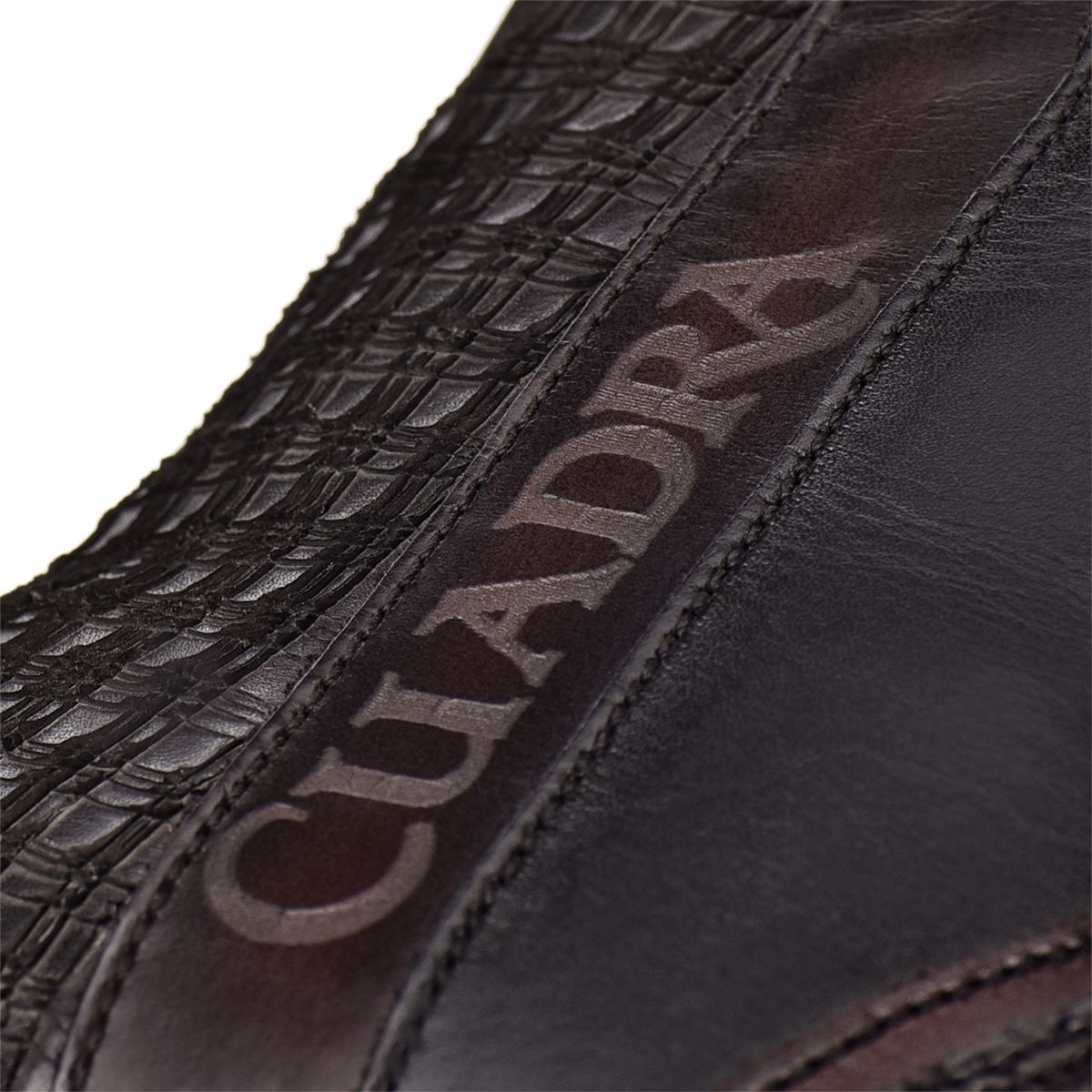 Men's Cuadra Black Casual Cowboy Python Skin Zip Ankle Boots - Stylish Western Boots for Everyday Wear & Outdoor Adventures