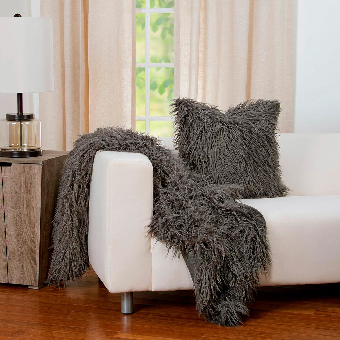 20 Inch Feather Pillow for Bed & Sofa - Ultra Soft & Supportive Llama Design - Perfect for Sleeping, Lounging & Home Decor