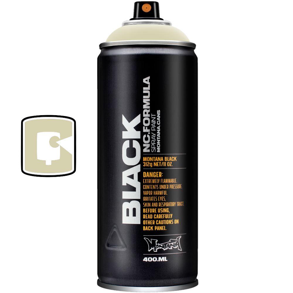 Montana Black 400ML Spray Paint for Graffiti, Art & DIY Projects - High Coverage, Quick Drying & Vibrant Colors