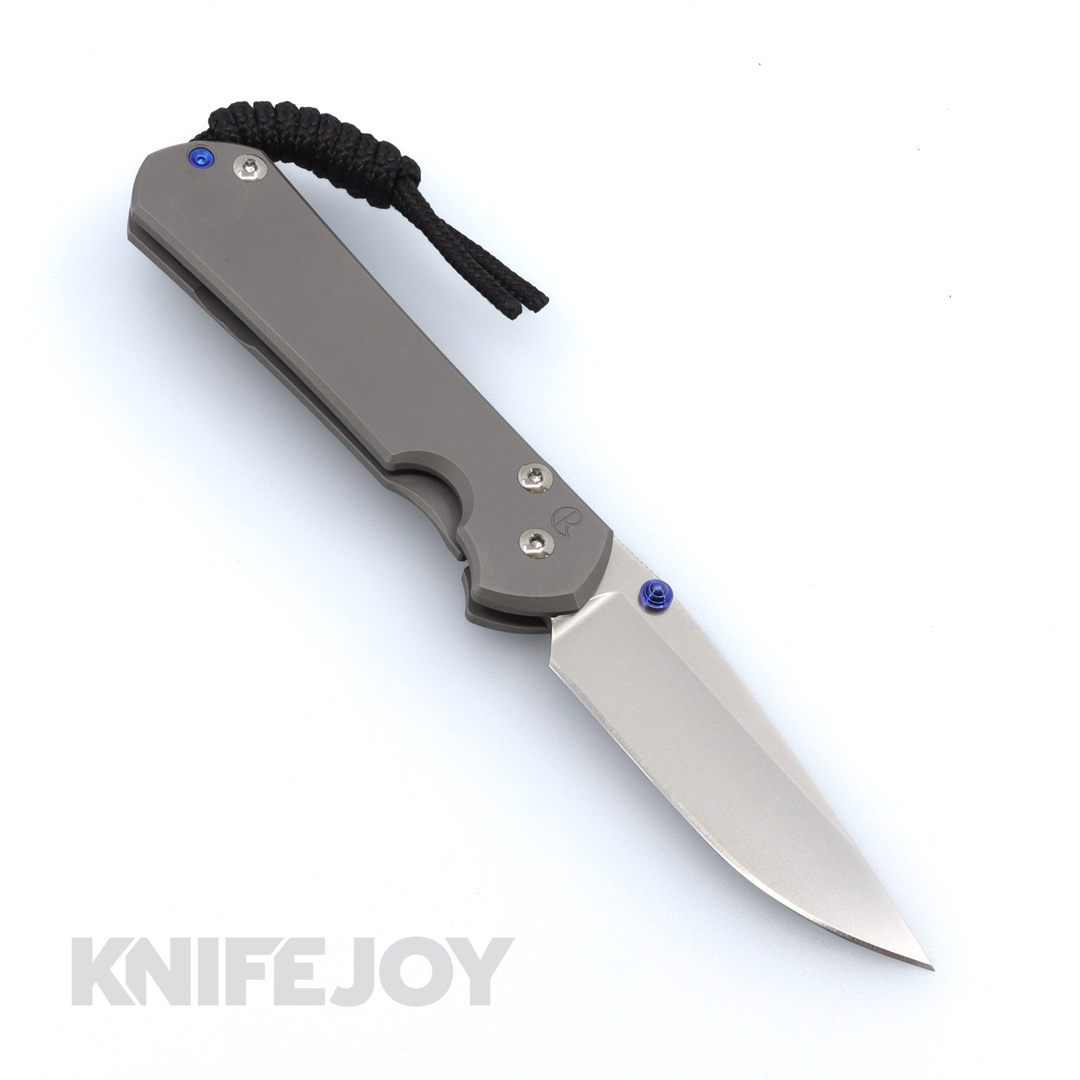 Chris Reeve Knives Small Sebenza 31 Left Hand EDC Folding Pocket Knife - MagnaCut Drop Point Blade & Glass Blasted Titanium Handles - Perfect for Outdoor, Camping, and Everyday Carry