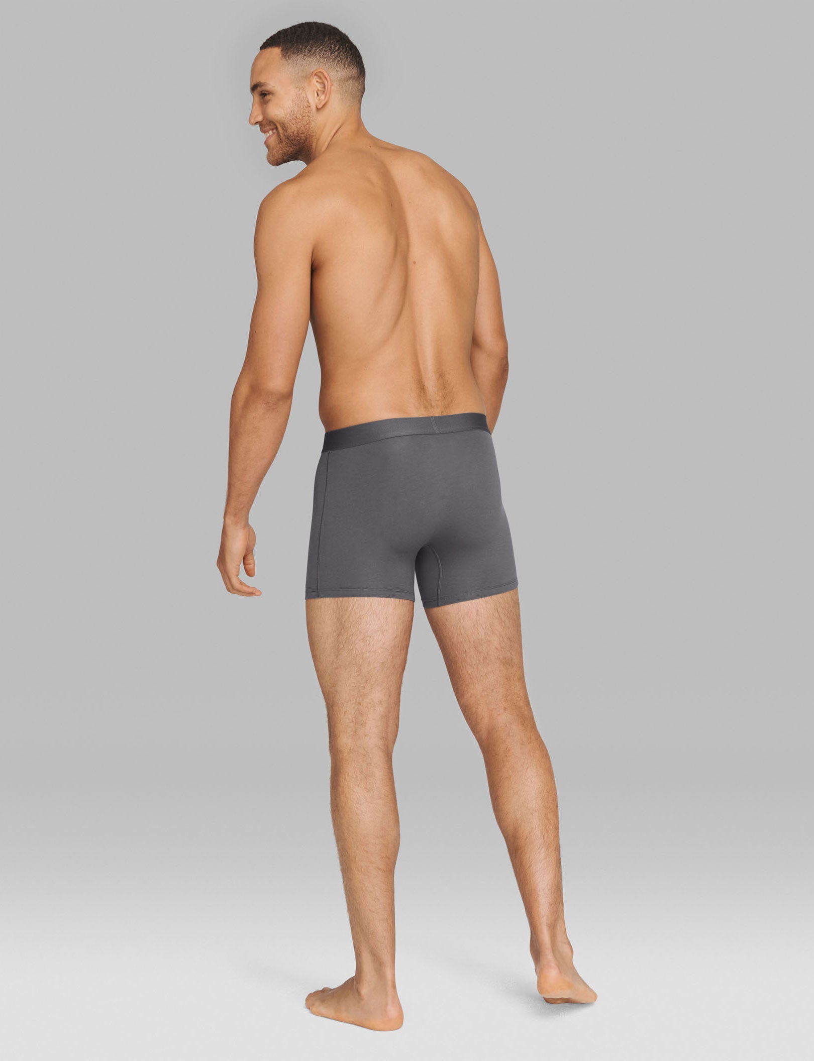 Premium Cotton Trunk Underwear for Men - 6 Pack Soft Breathable Boxer Briefs - Comfortable Everyday Wear for Workout, Lounge & Travel