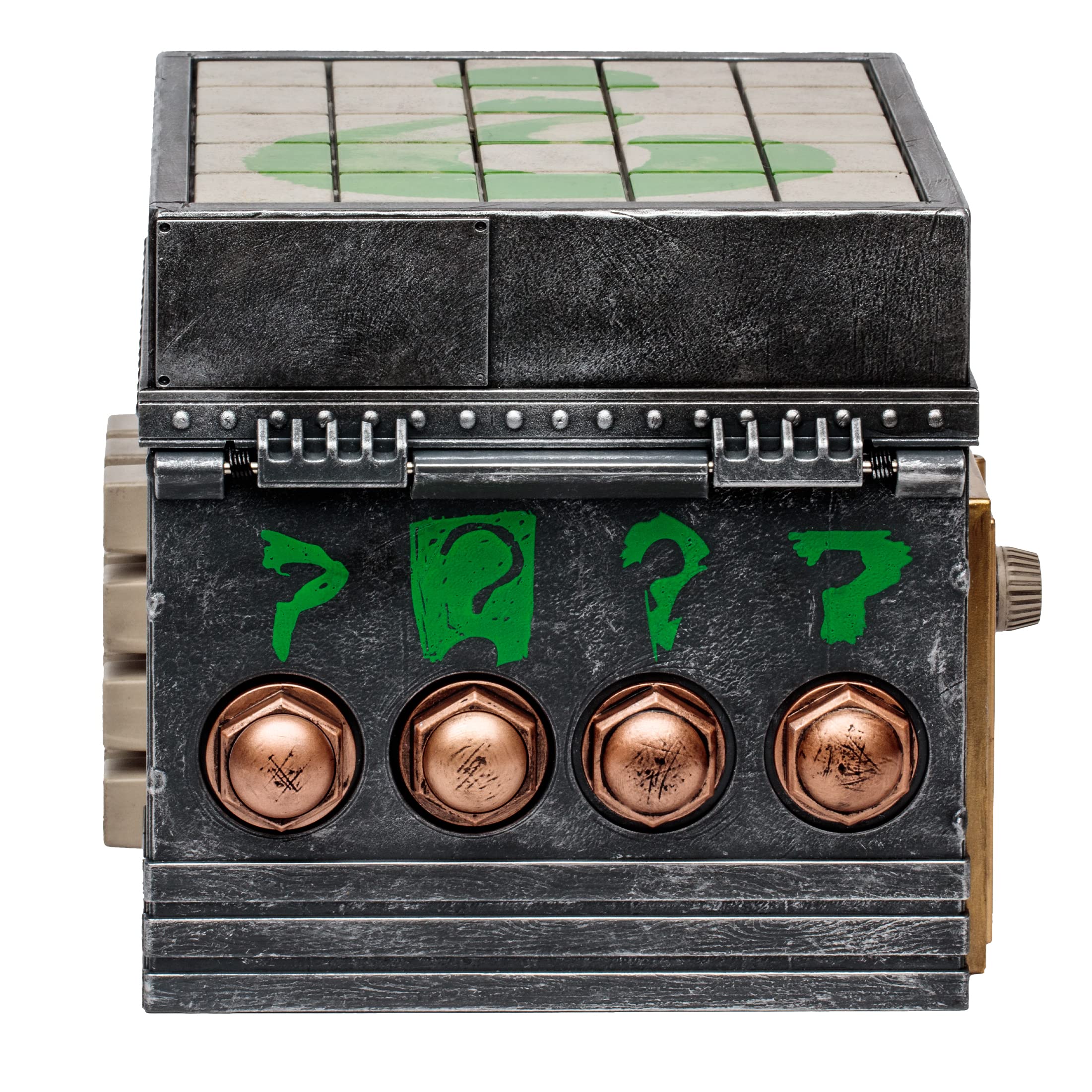 McFarlane Toys DC Direct The Riddler Puzzle Box Action Figure - Edward Nygma Collectible for DC Comics Fans - Perfect for Display, Gifts, and Batman Villain Collections