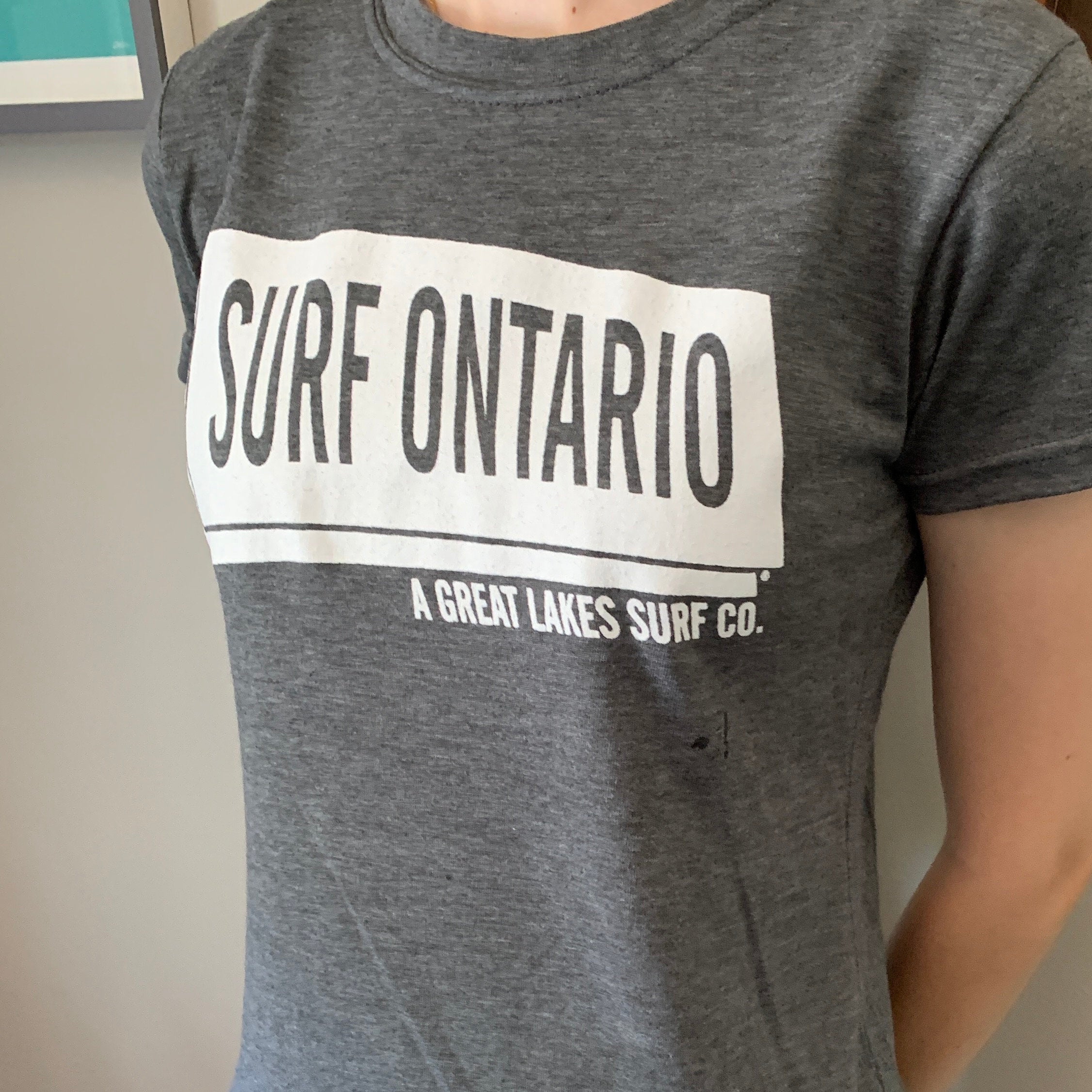 Surf Ontario Graphic T-Shirt for Women - Soft Cotton Casual Tee for Beach, Surfing & Summer Outfits
