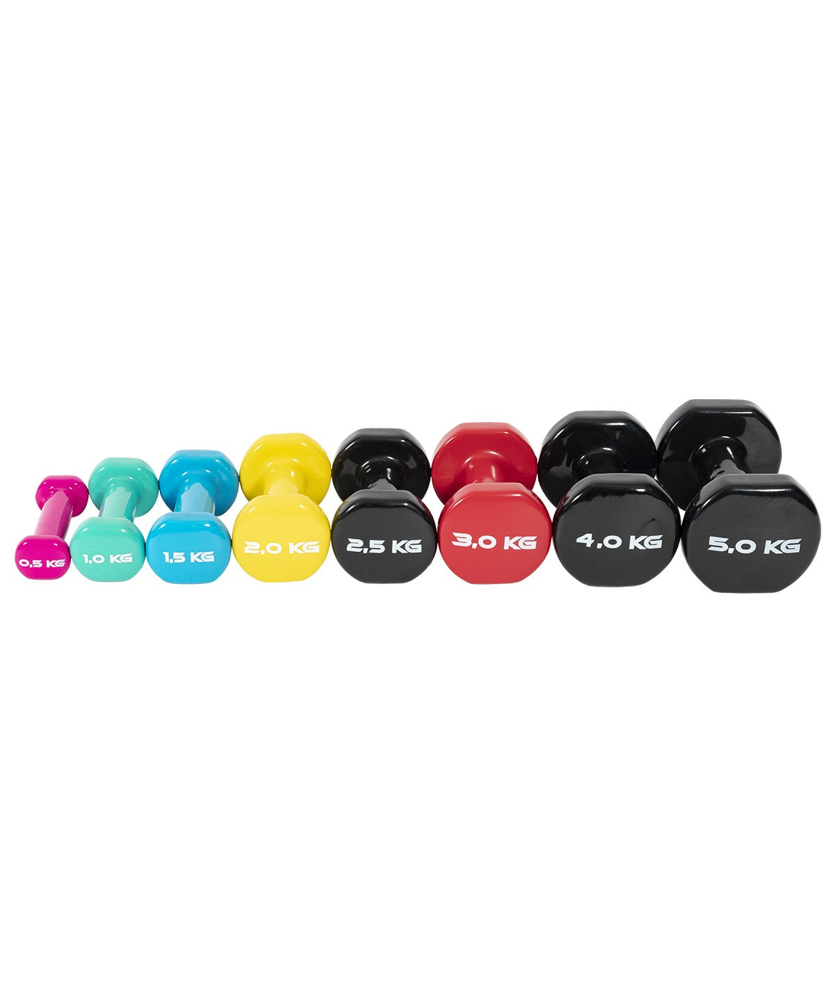 Premium Vinyl Dipped Dumbbells - Non-Slip Rubber Coated Free Weights for Home Gym, Strength Training & Fitness Workouts - Ideal for CrossFit, HIIT & Weightlifting Exercises