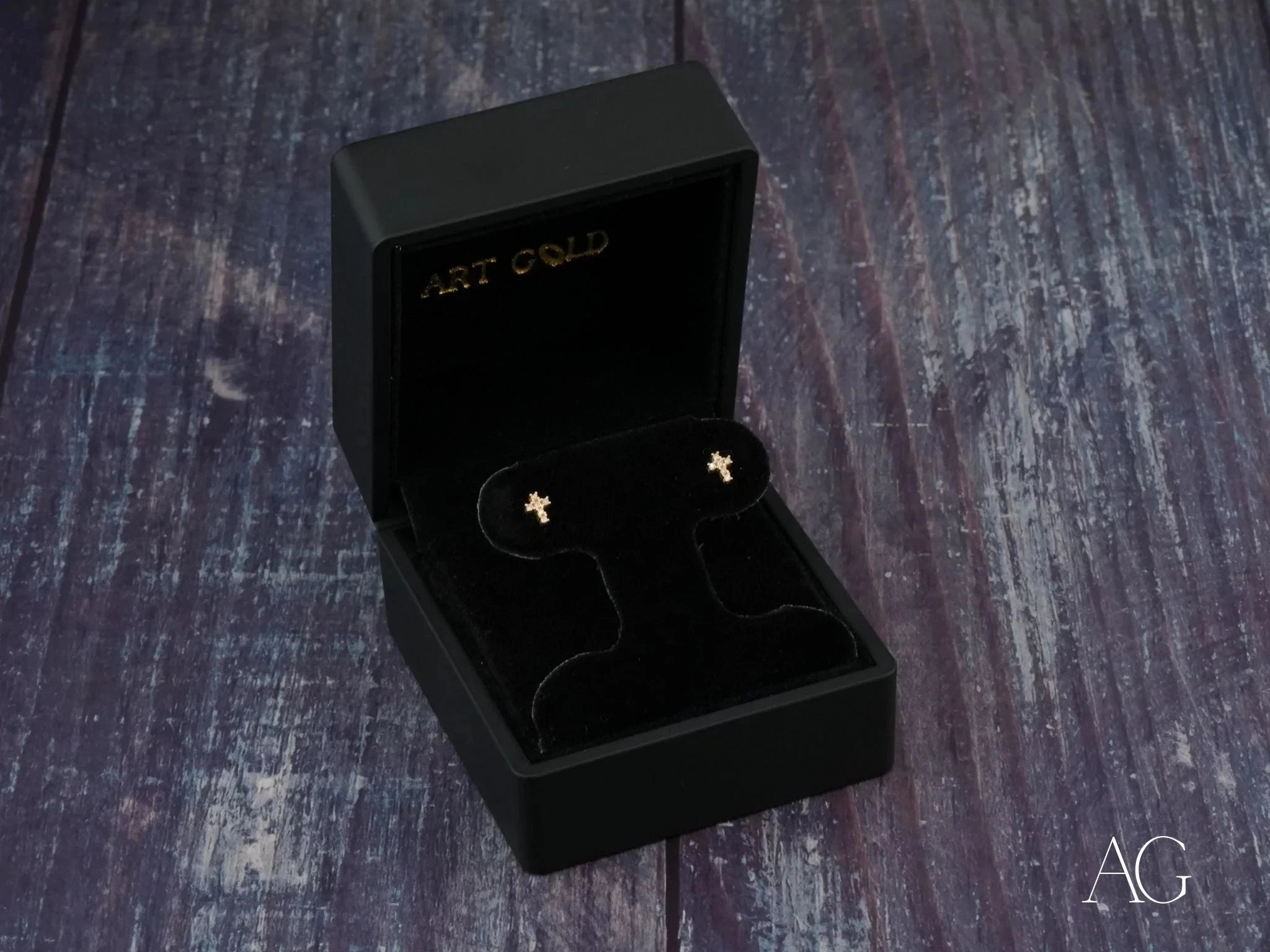 Diamond Cross Earrings for Women - Elegant Lightweight Hypoallergenic Jewelry for Church, Wedding & Everyday Wear