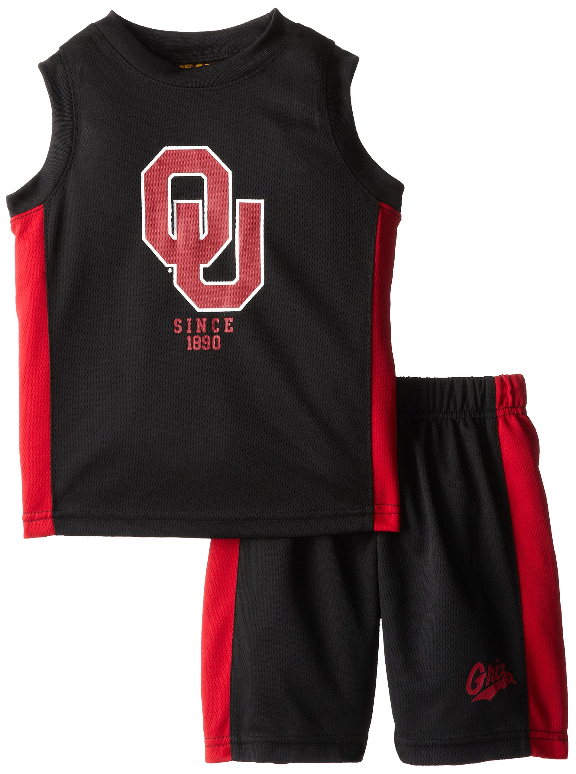 PEAKSEASON NCAA Oklahoma Sooners Toddler 2-Piece Apparel Set - Comfortable Outfit for Game Day & School Activities