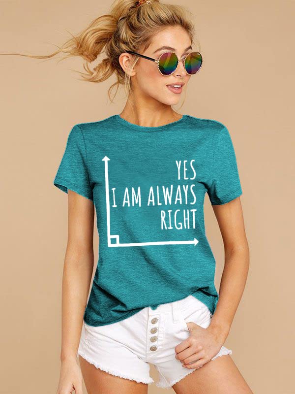 Math Teacher Shirt for Women - Funny Back to School Mathematics Graphic Tee - Inspirational Teacher Gift with Letter Print - Perfect for Classroom, Teacher Appreciation Week & Educator Events