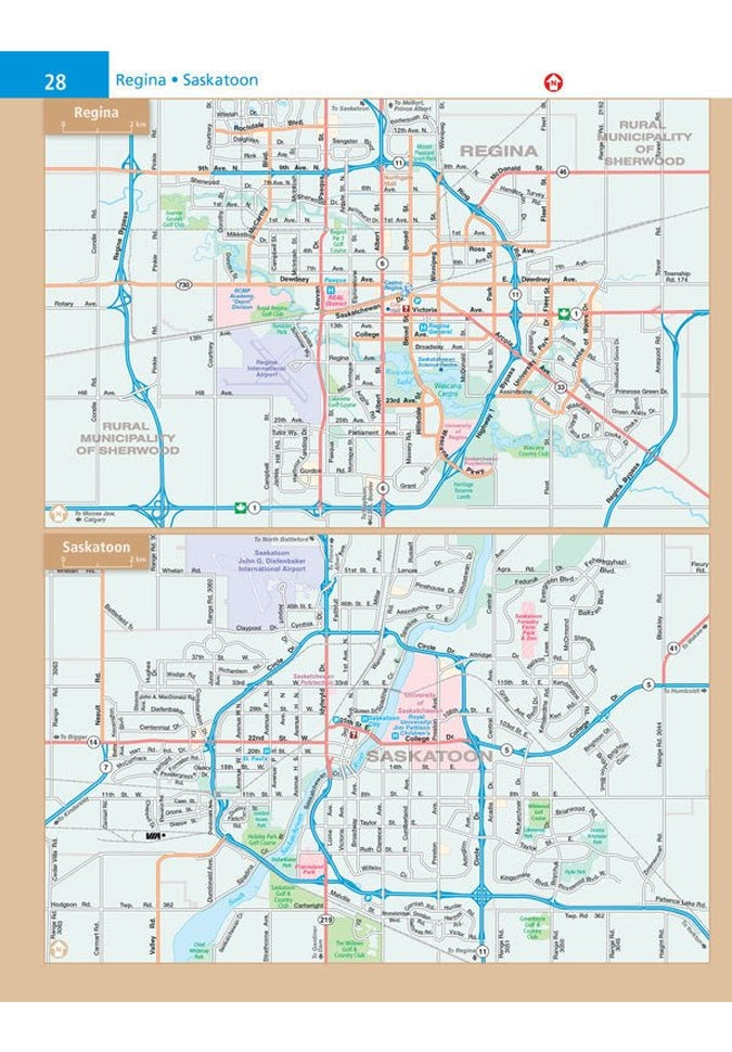 MapArt Canada Road Atlas 2024 Edition - Detailed & Updated Maps for Road Trips, Travel & Navigation Across Canada