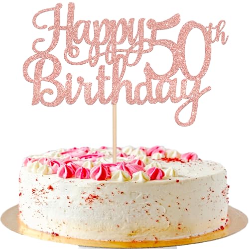 Rose Gold 50th