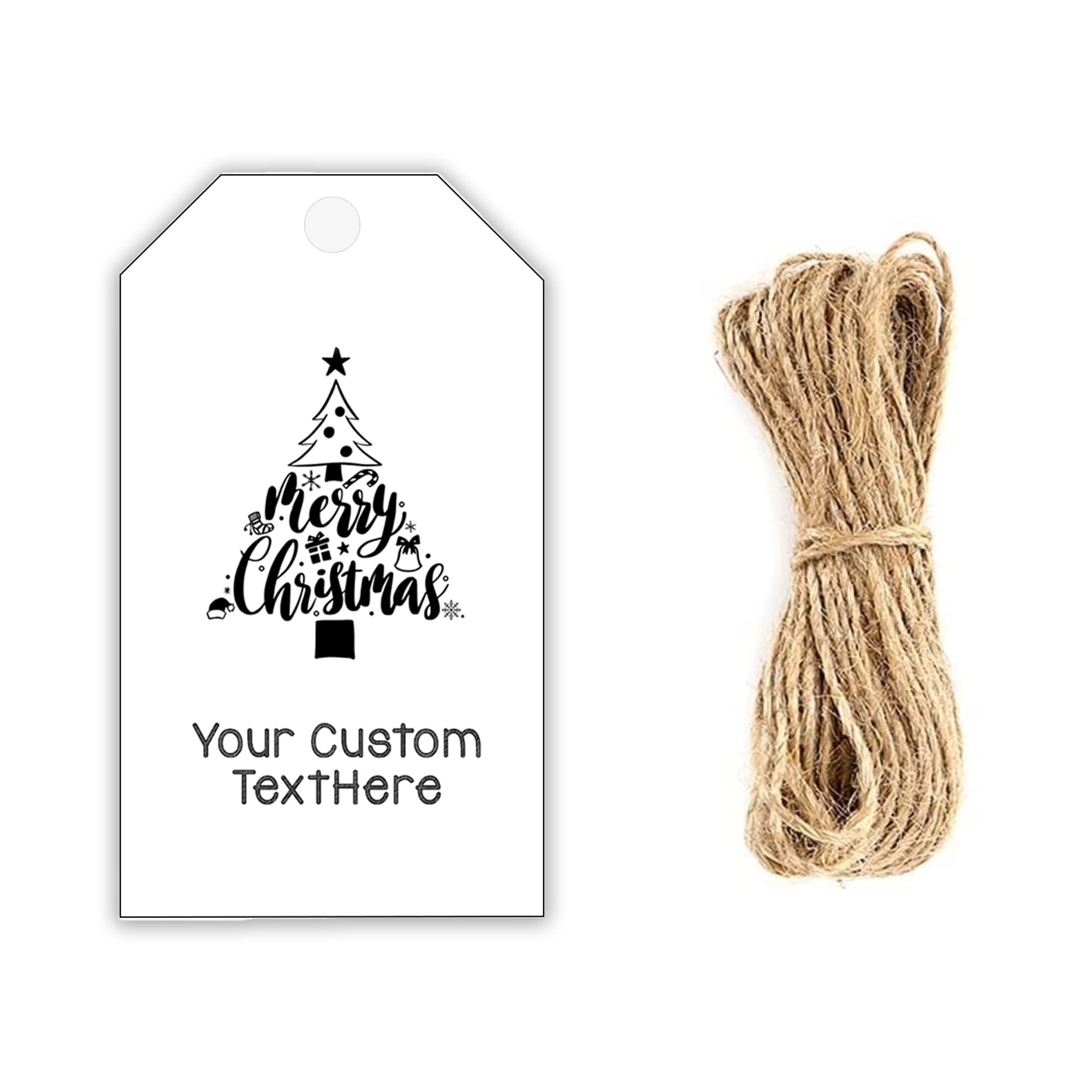 Custom Printed Gift Tags - 3.5