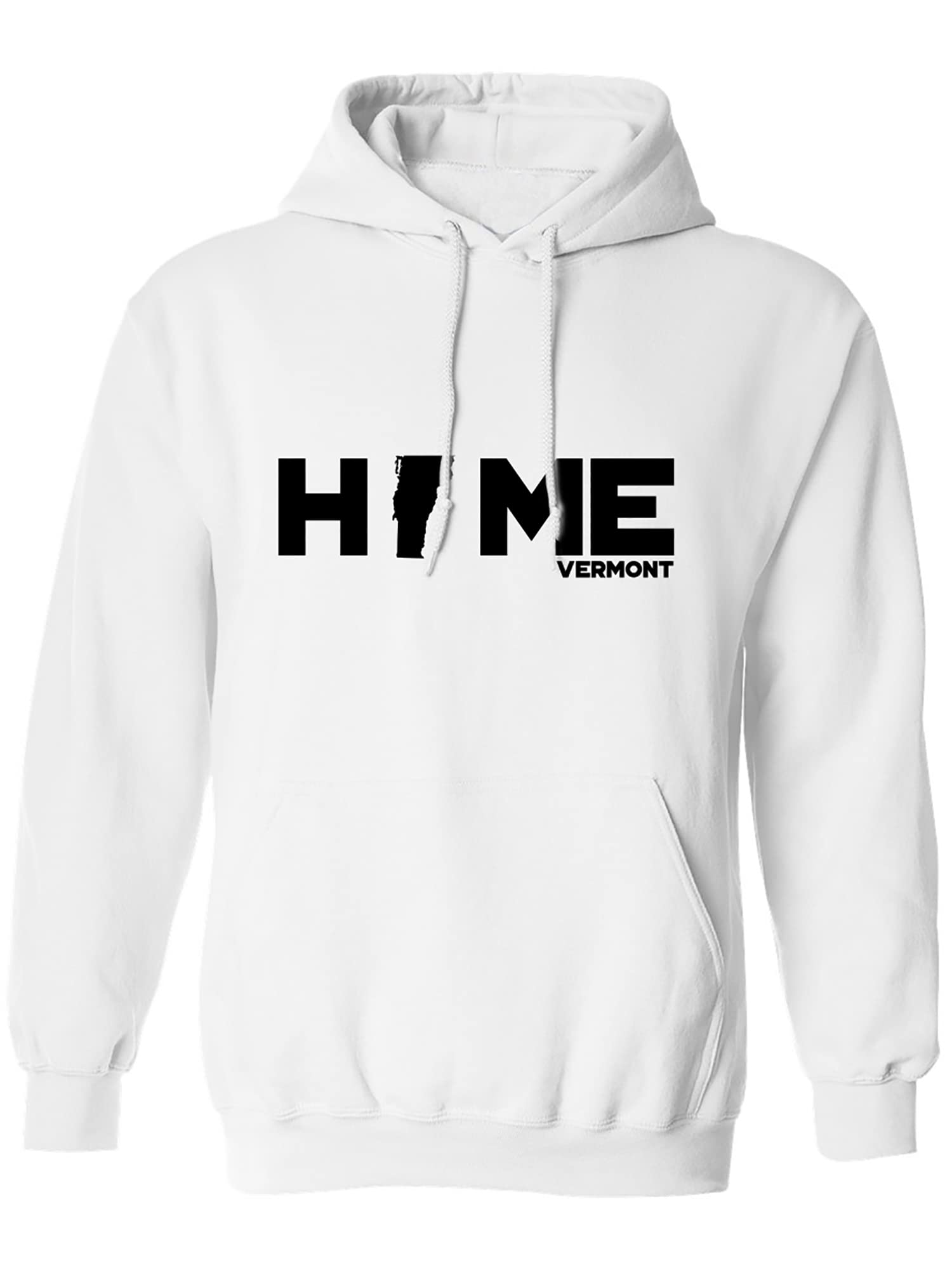 ZeroGravitee Vermont HOME Adult Hooded Sweatshirt - Cozy Fleece Pullover for Men & Women - Perfect for Casual Wear, Outdoor Activities & Lounge Comfort