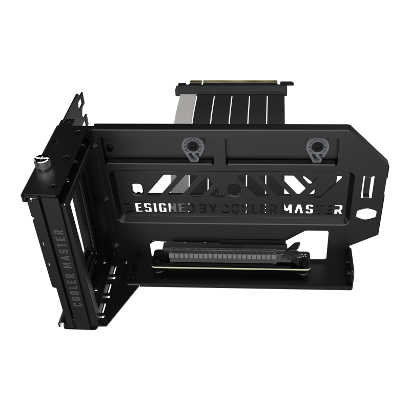 Cooler Master MCA-U000R-WFVK03 Vertical GPU Holder Bracket with PCIe 4.0 Riser Cable V3 - White | Supports Graphics Card Mounting for PC Gaming & Workstation Builds | Perfect for Custom PC Cases & Improved Airflow Setups