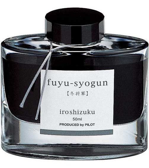Premium Pilot Iroshizuku Fountain Pen Ink - Old Man Winter (Fuyu Syogun) - 50ml Bottle for Calligraphy, Journaling & Artistic Writing - Perfect Gift for Writers & Pen Enthusiasts