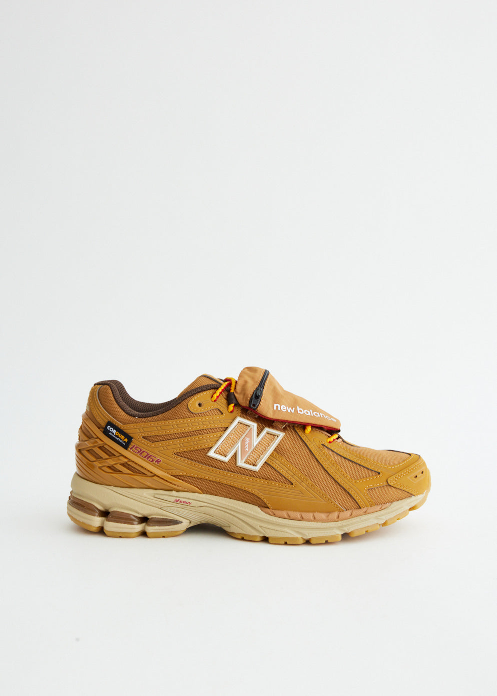 1906 Cordura Pocket Tobacco Sneakers - Vintage Style Men's Casual Shoes for Outdoor Walking & Urban Fashion