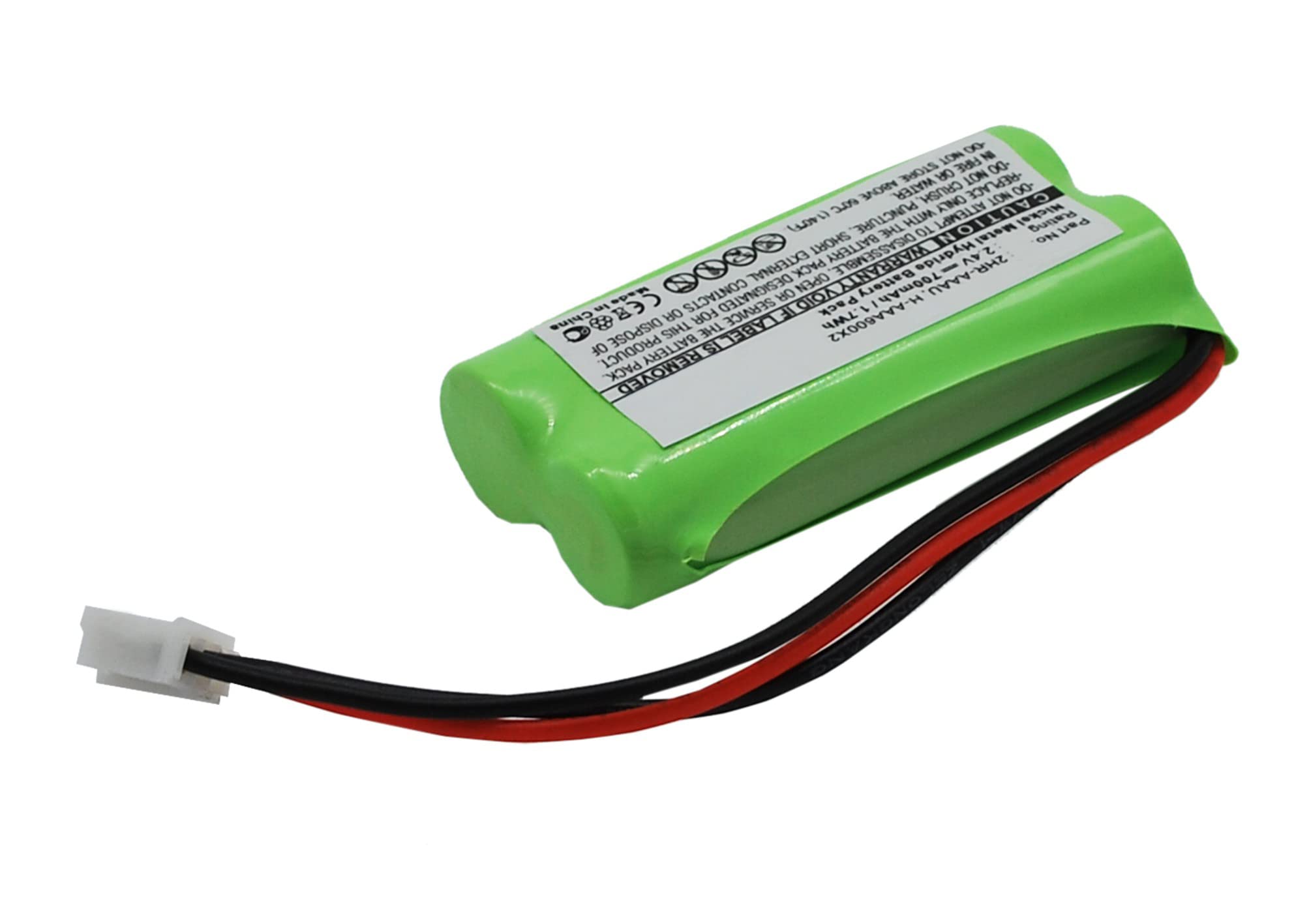 Synergy Digital Cordless Phone Battery - Ni-MH 2.4V 700mAh High Capacity Replacement for Philips DECT 216 Cordless Phone | Perfect for Home & Office Communication